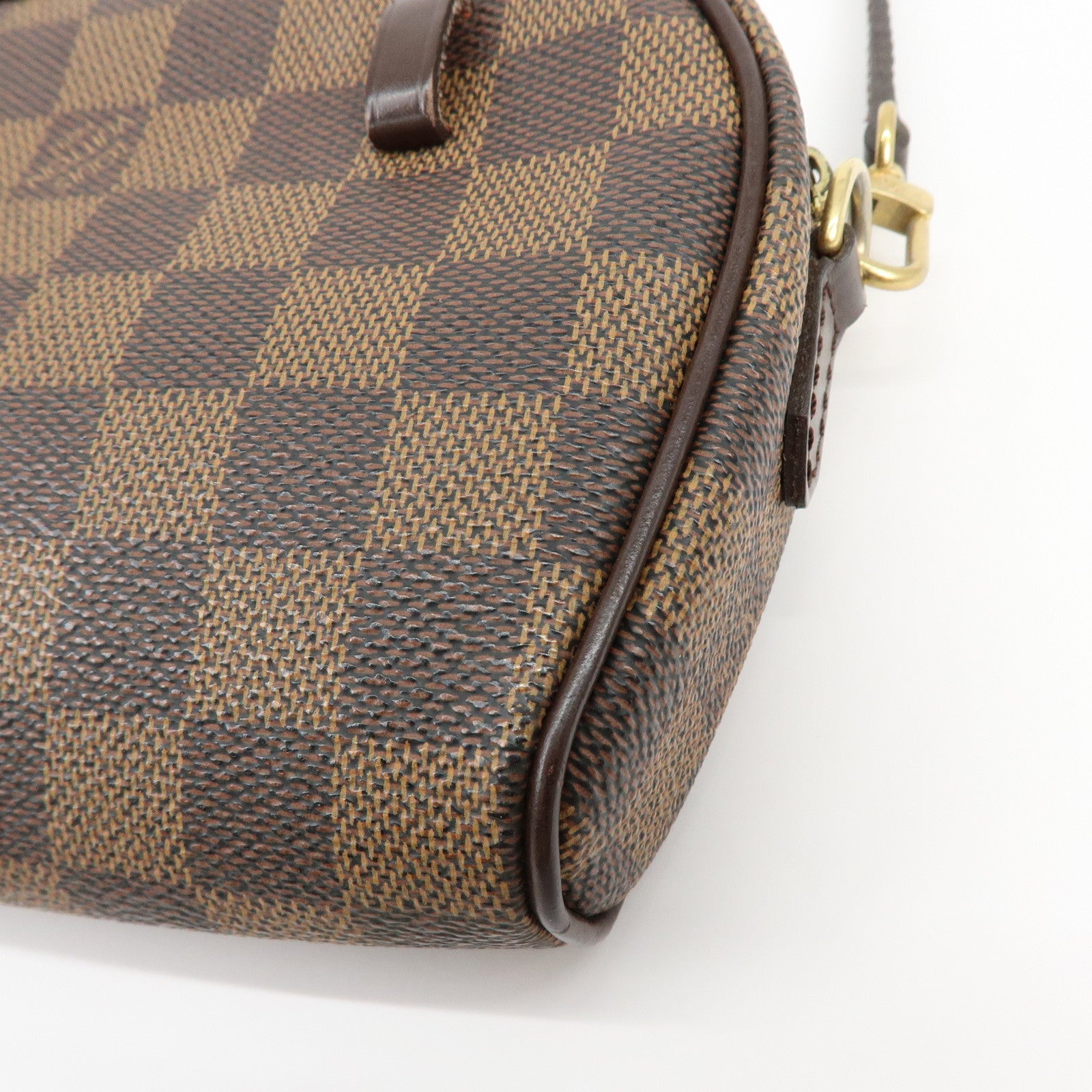 Louis Vuitton Damier Pochette Ipanema Shoulder Bag Ebene N51296