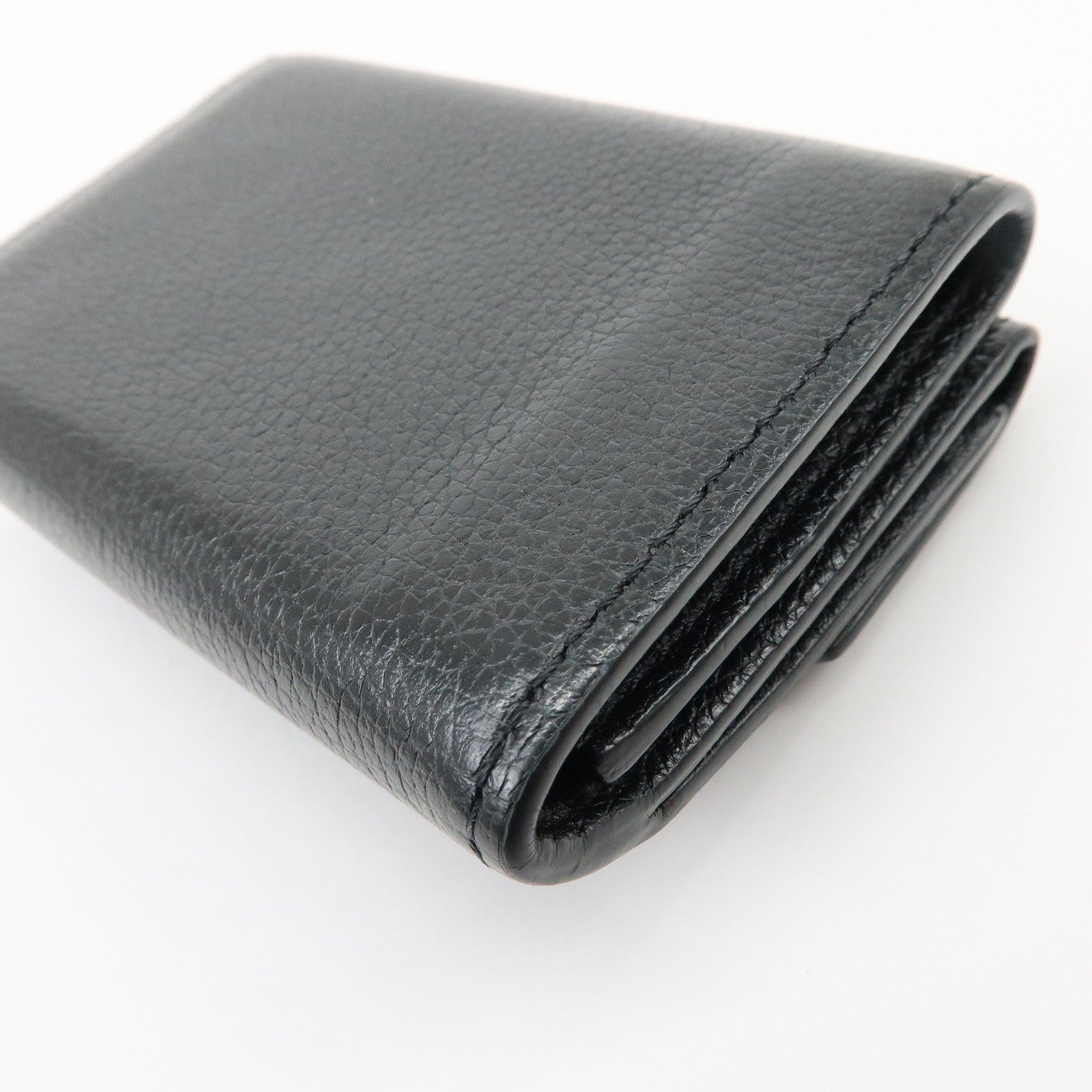 Louis Vuitton Portefeuille Lock Mini Leather Compact Wallet M63921