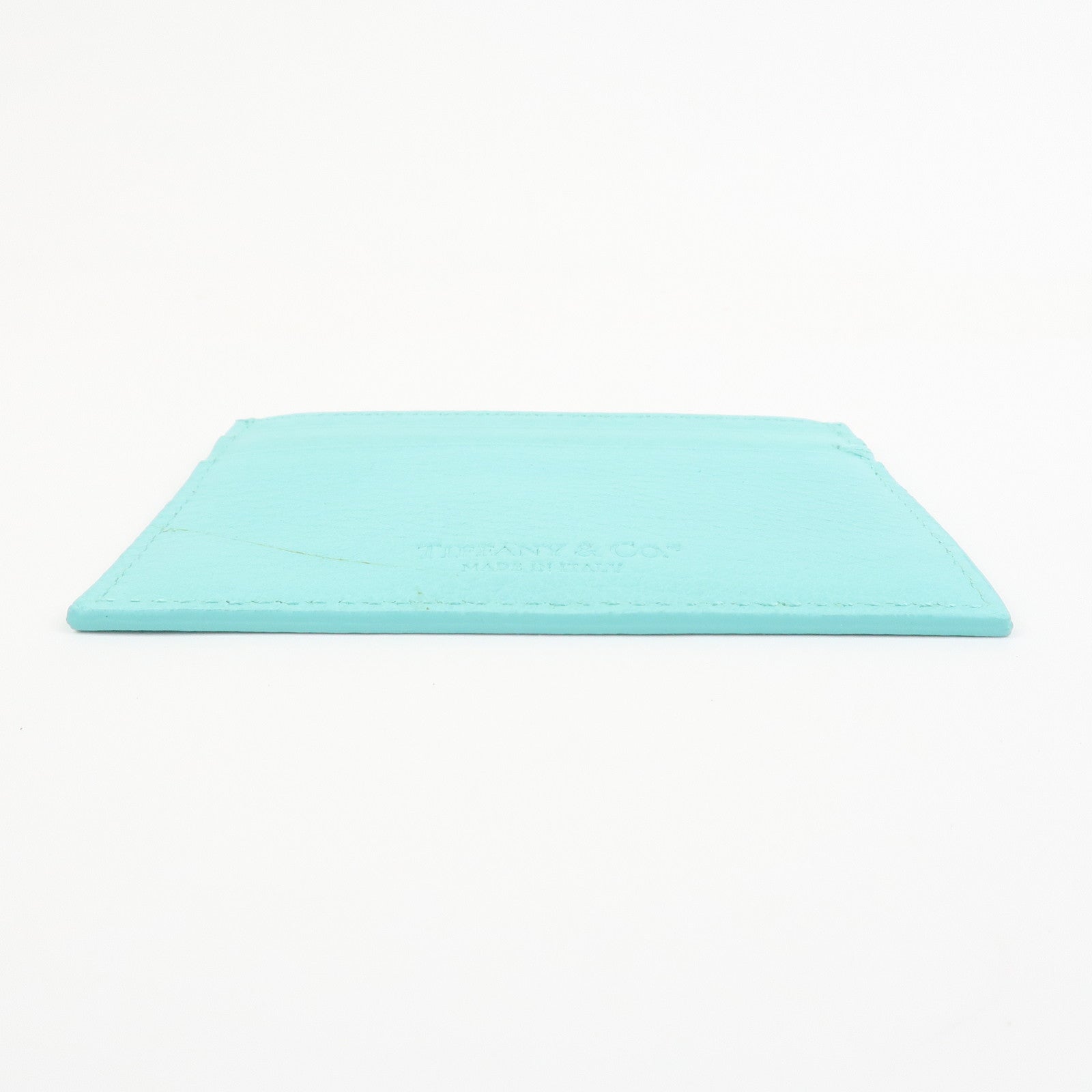 Tiffany & Co Set of 3 Card Case Coin Case Ballpoint Pen Light Blue