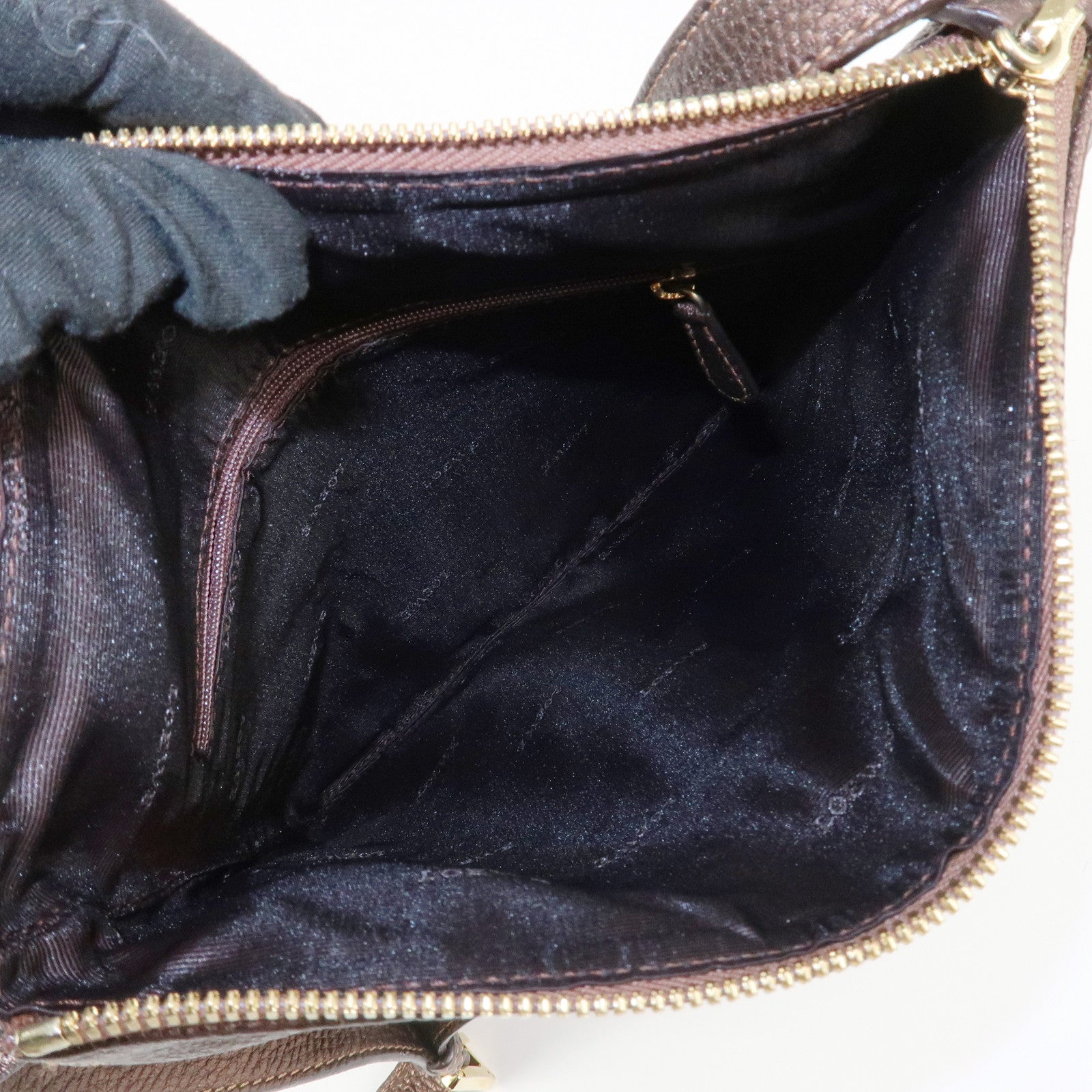 LOEWE Senda Leather Shoulder Bag Shoulder Bag Crossbody Bag Brown Used