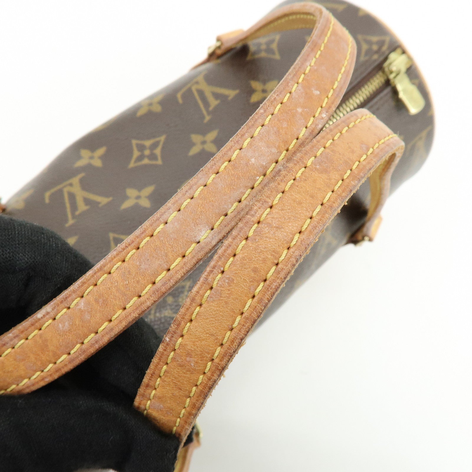 Louis Vuitton Monogram Papillon 26 Hand Bag Brown M51386