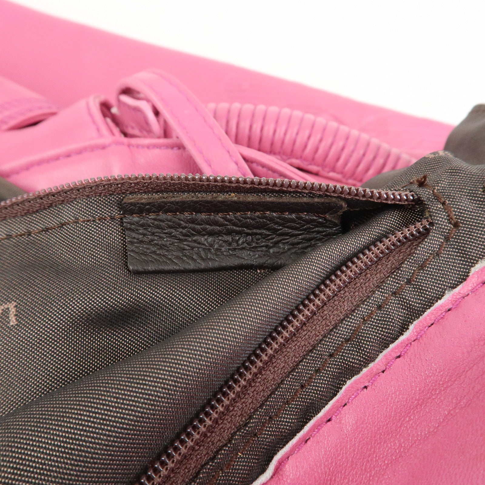 LOEWE Anagram Nappa Aire Leather Hand Bag Shoulder Bag Pink