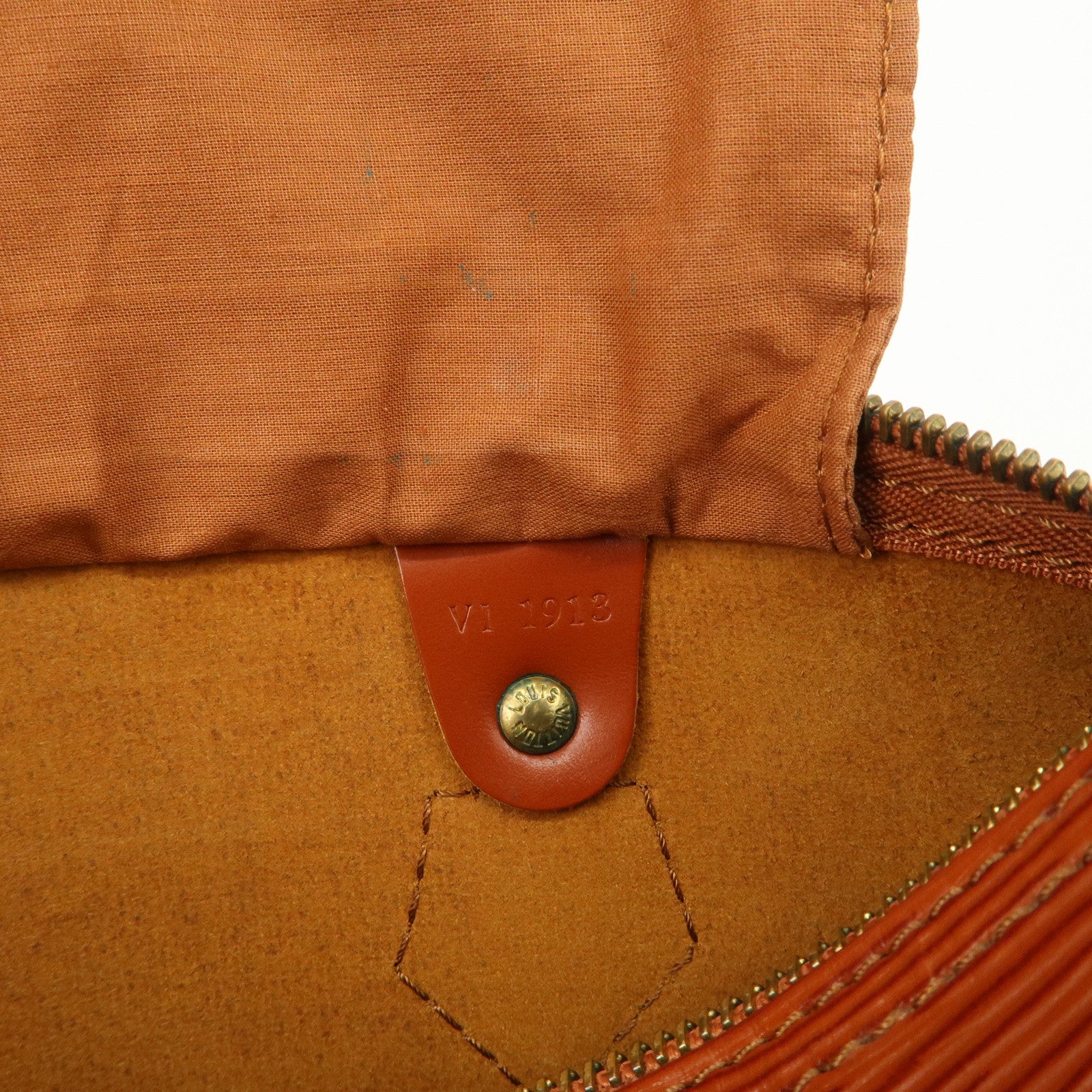 Louis Vuitton Epi Speedy 25 Hand Boston Bag Kenya Brown M43013 Used