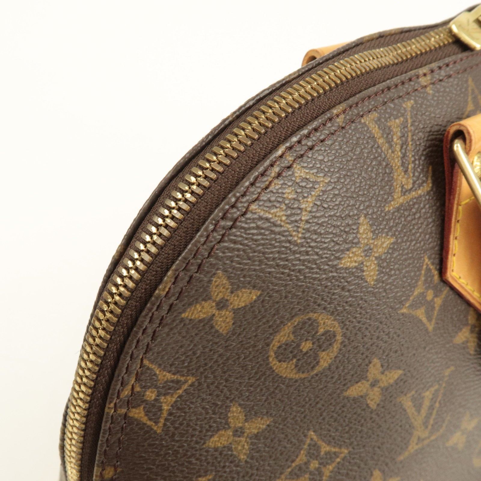 Louis Vuitton Monogram Alma Hand Bag Brown M51130 Used