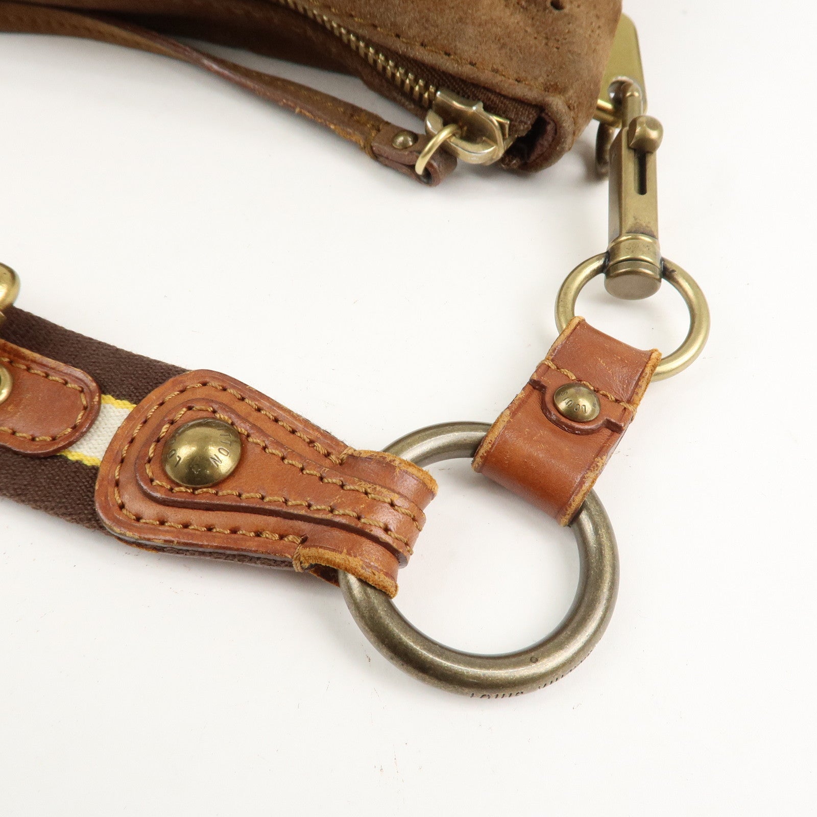 Louis Vuitton Monogram Mahina Onata PM Suede Shoulder Bag M95123 Used