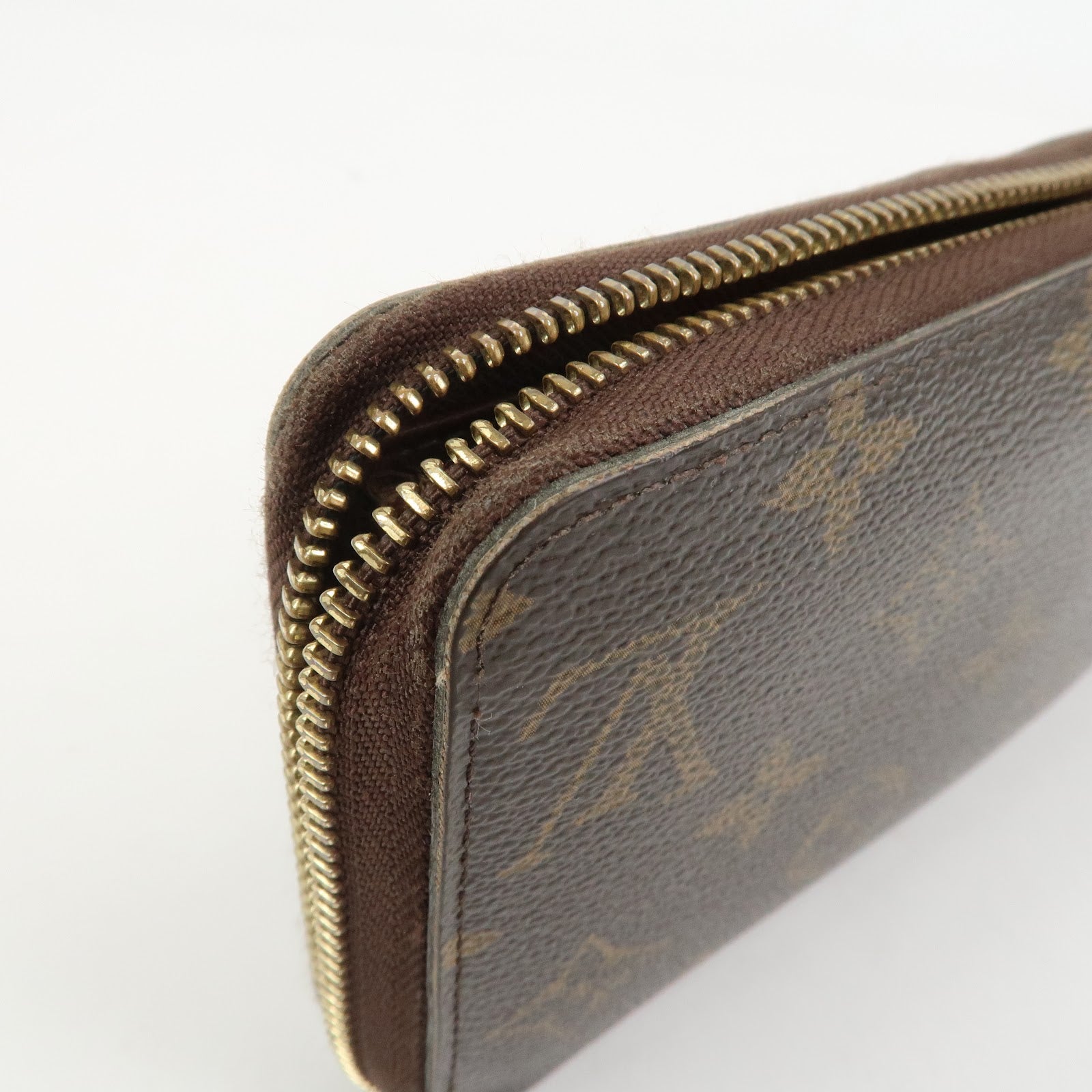 Louis Vuitton Monogram Zippy Round Long Wallet Brown M42616