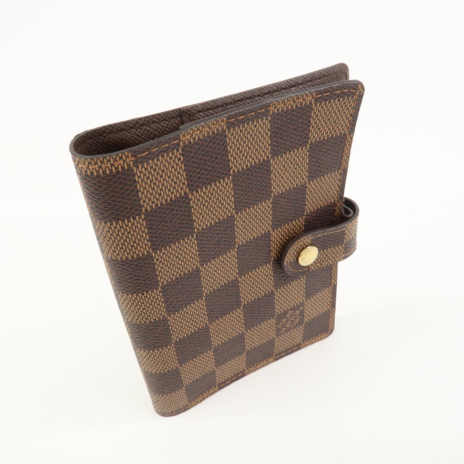 Louis Vuitton Damier Agenda PM Planner Cover Damier Ebene R20700