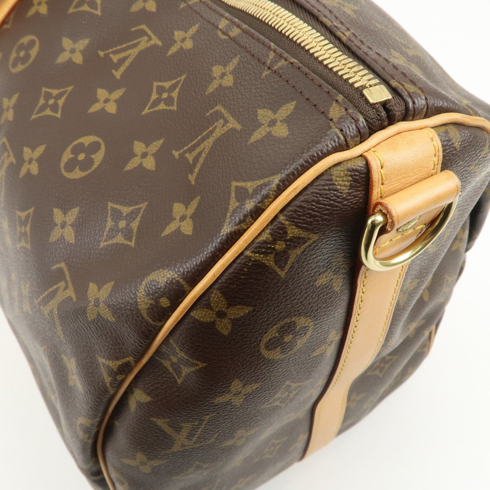 Louis Vuitton Monogram Keep All Bandouliere 55 Boston Bag M41414