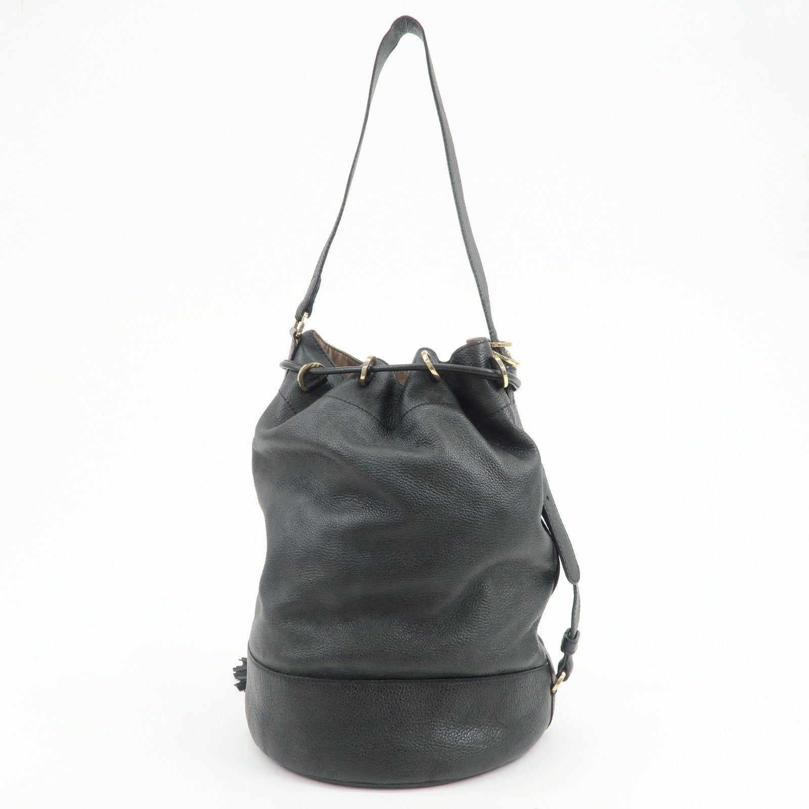 Chloe Vicki Leather Shoulder Bag Hand Bag Black