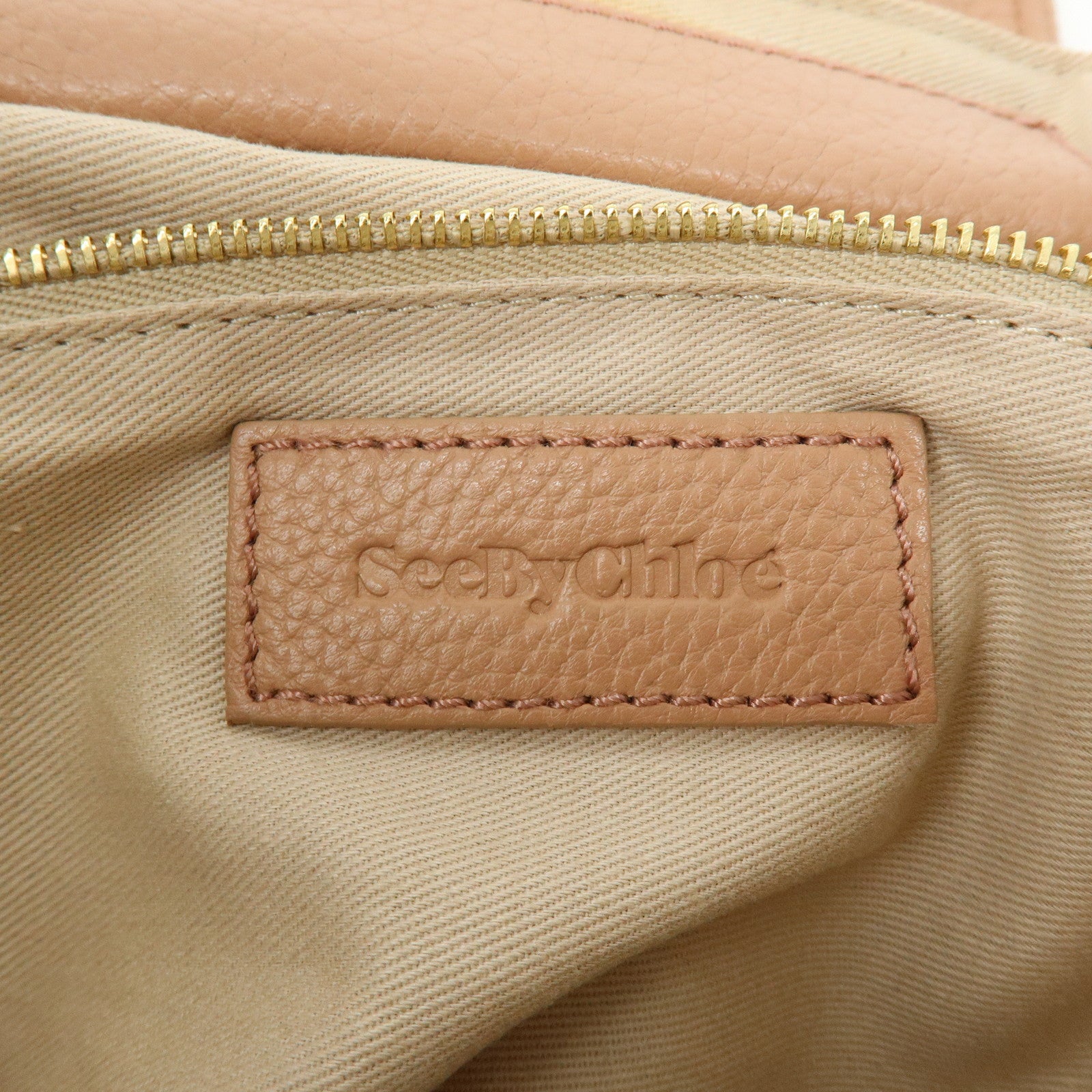 Chloe See By Chloe Leather Shoulder Bag Crossbody Bag Pink