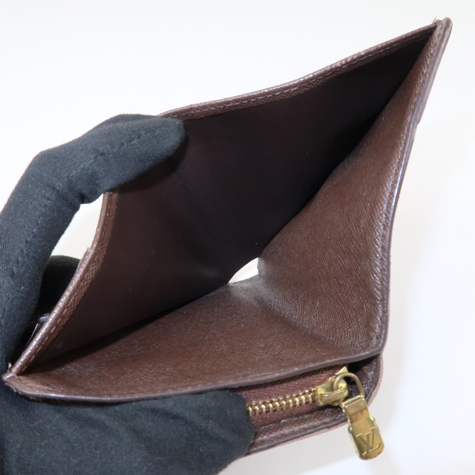 Louis Vuitton Damier Compact Zippy Bi-fold Small Wallet N61668