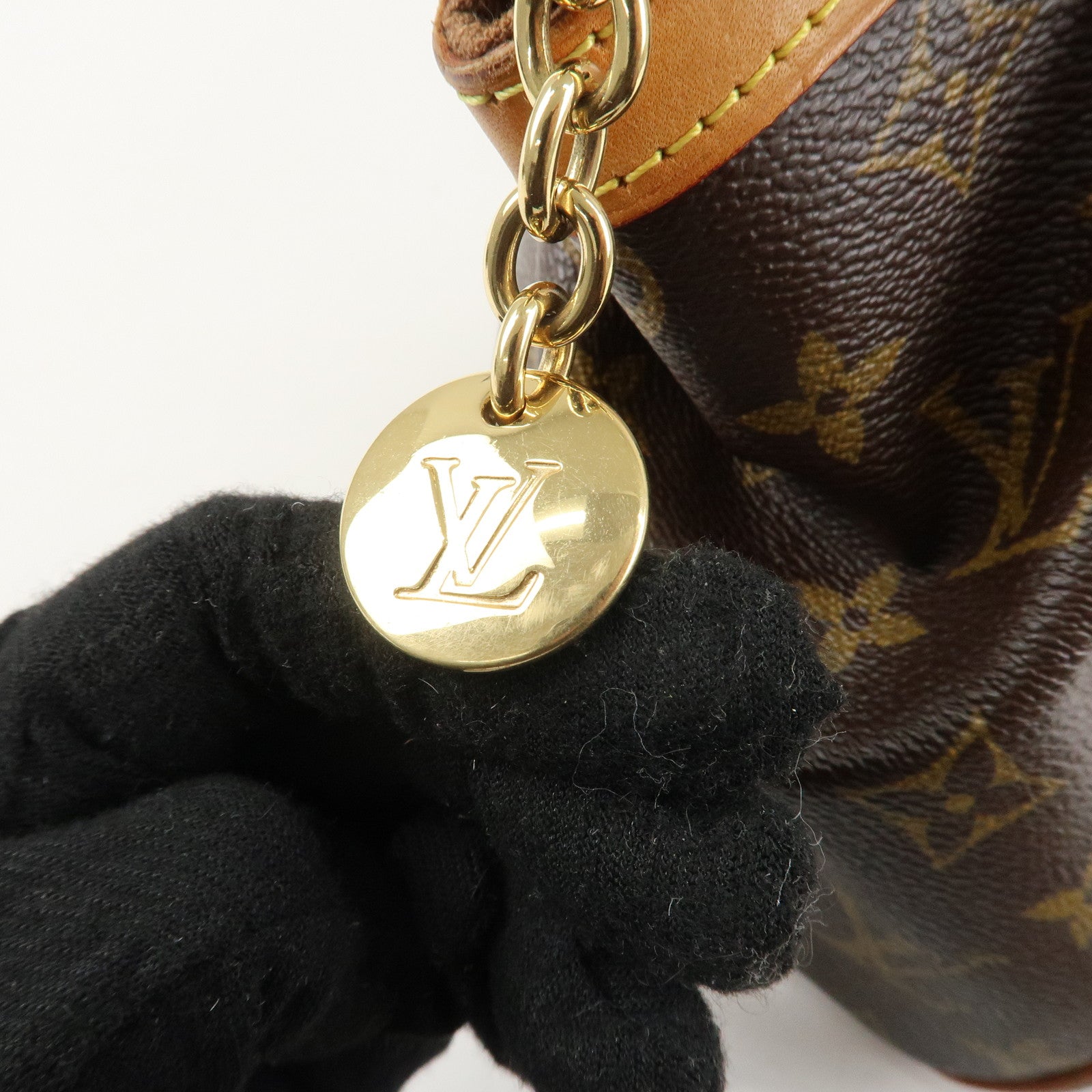 Louis Vuitton Monogram Canvas Tivoli PM Hand Bag Brown M40143 Used
