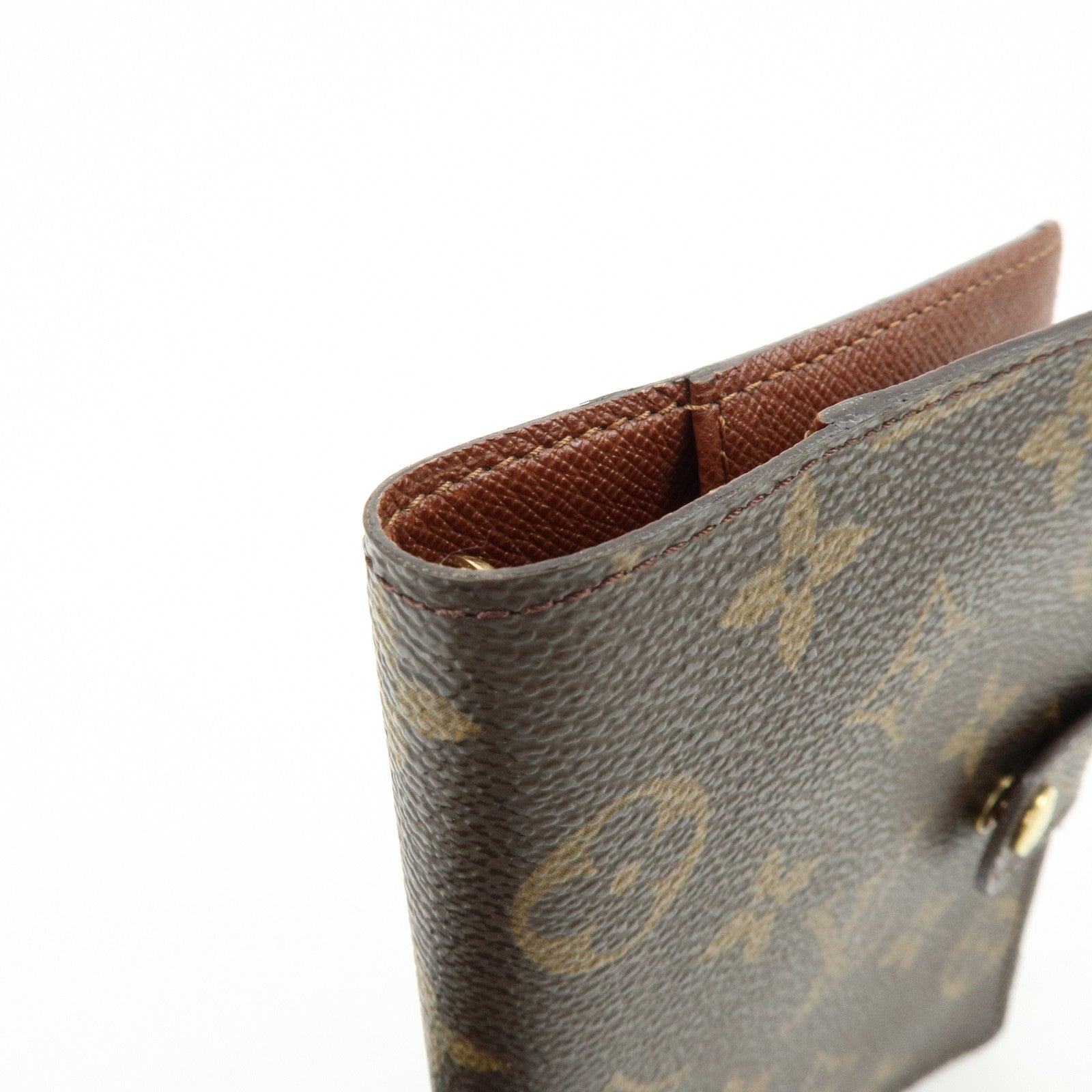 Louis Vuitton Monogram Agenda PM Planner Cover Brown R20005