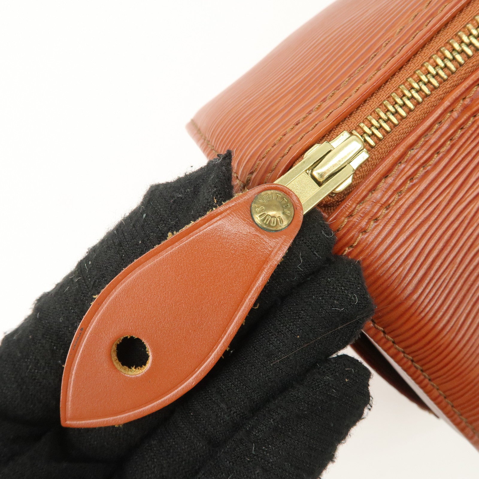 Louis Vuitton Epi Speedy 25 Hand Boston Bag Kenya Brown M43013 Used