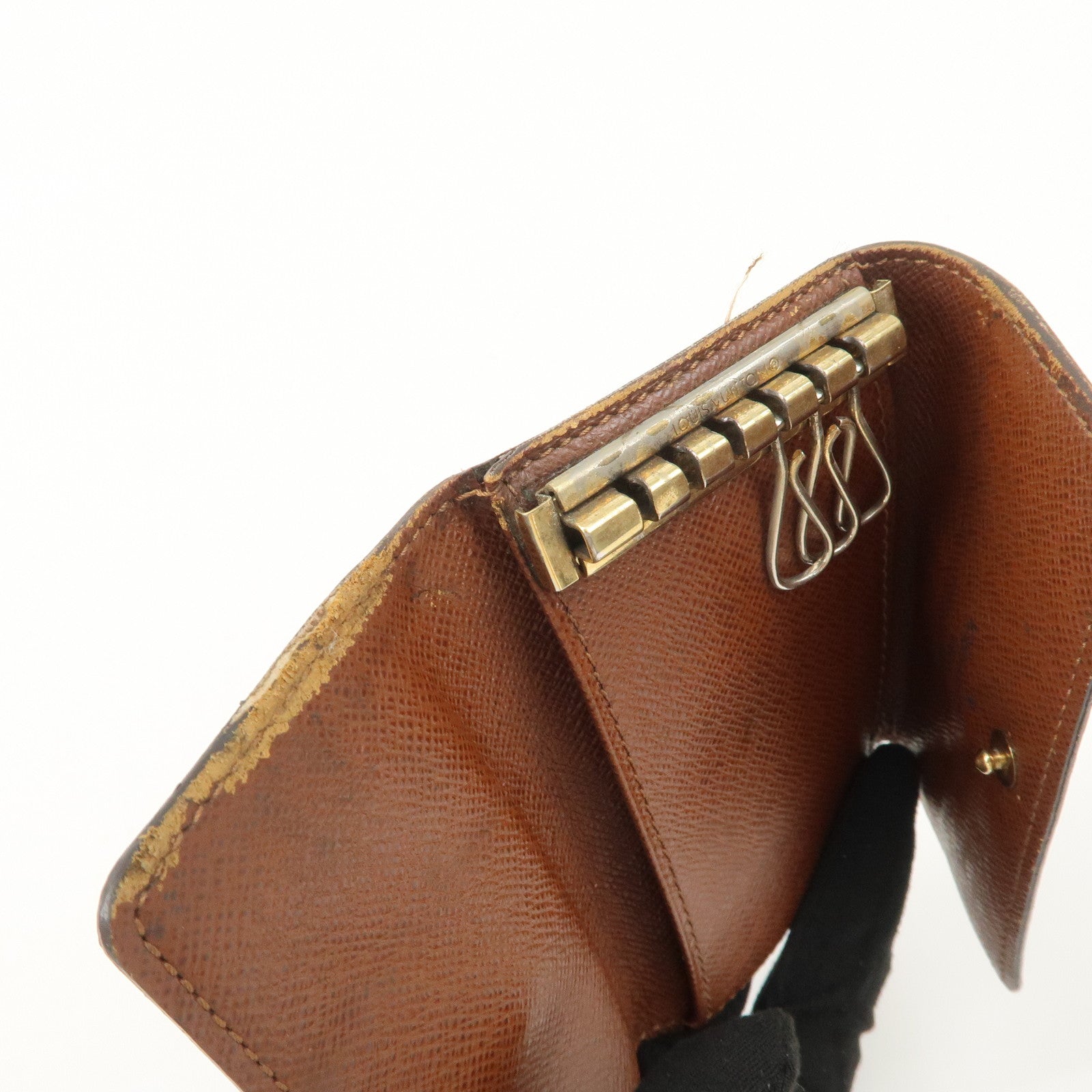 Louis Vuitton Monogram Damier Set Of 3 Multicles 6 Key Case Used