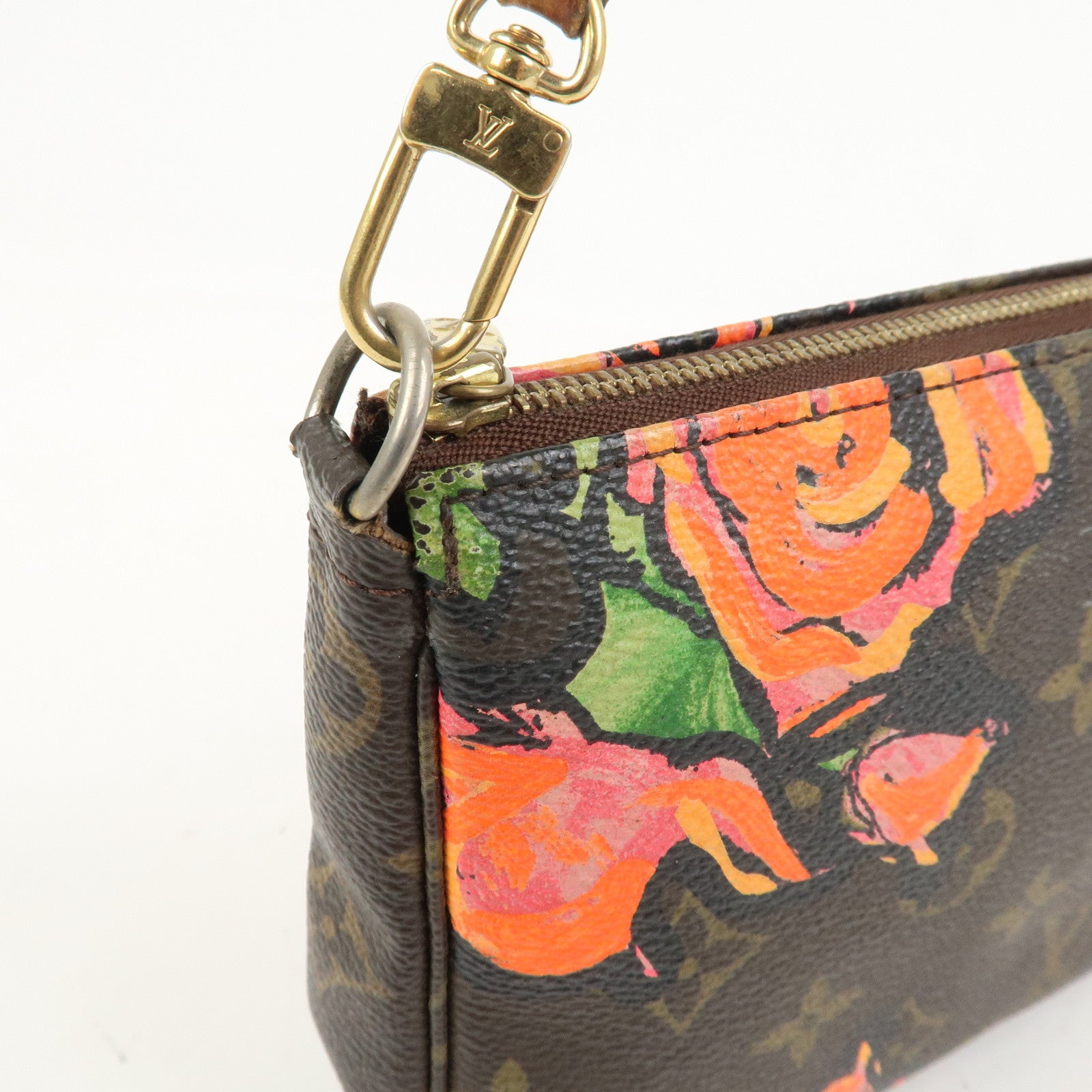 Louis Vuitton Monogram Rose Pochette Accessoires Pouch M48615