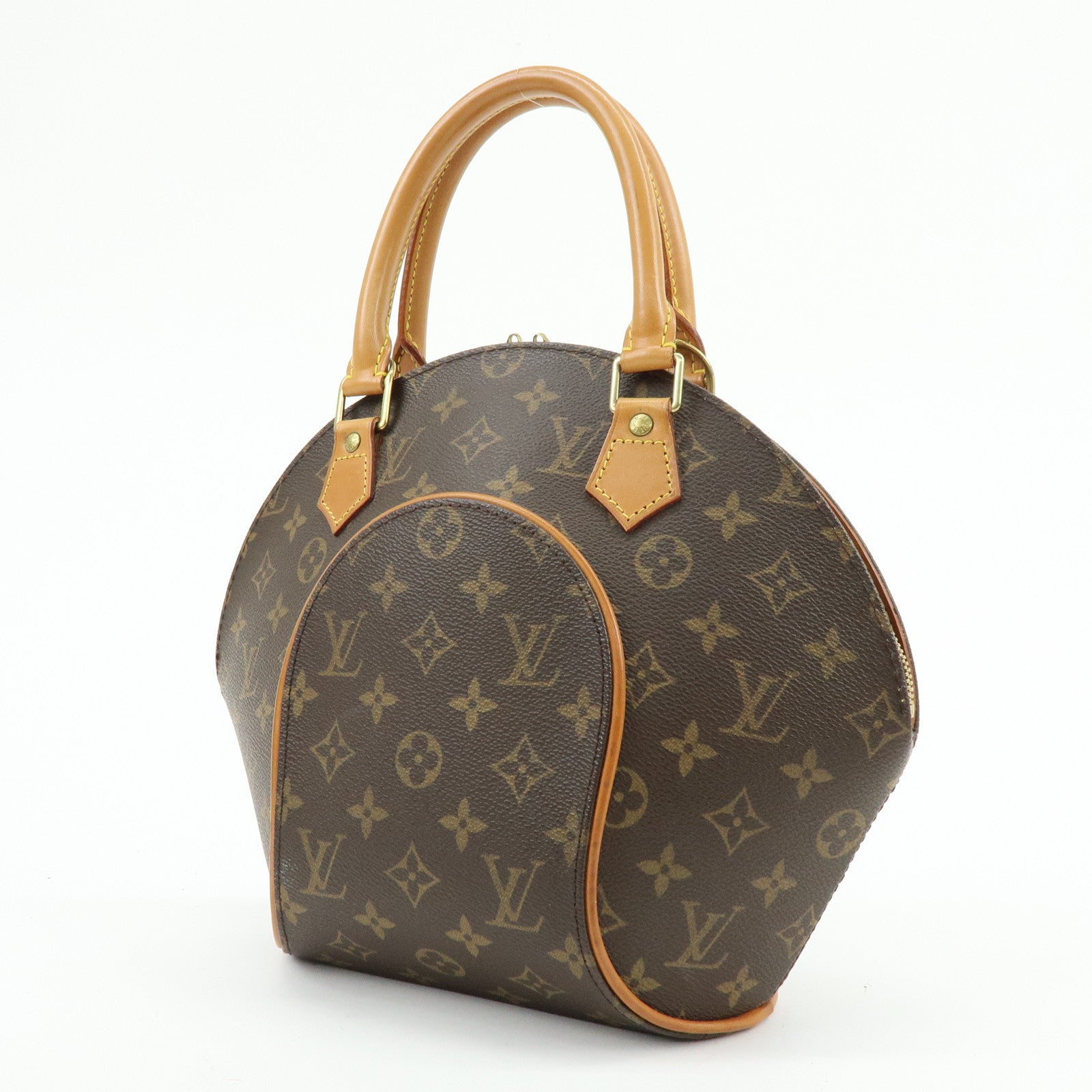 Louis Vuitton Monogram Ellipse PM Hand Bag Brown M51127