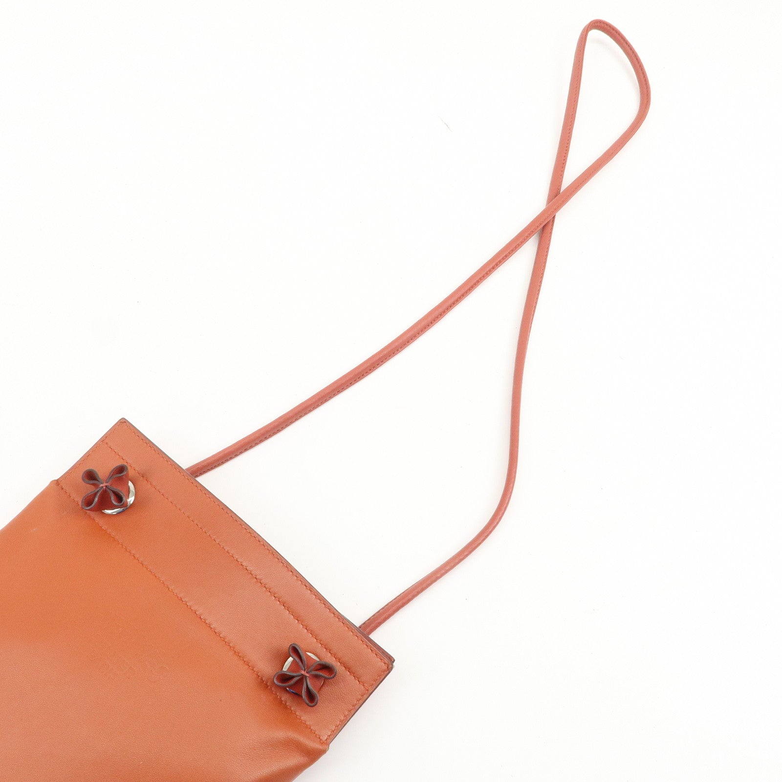 HERMES Aline Mini Shoulder Bag Crossbody Bag C Stamped Brown