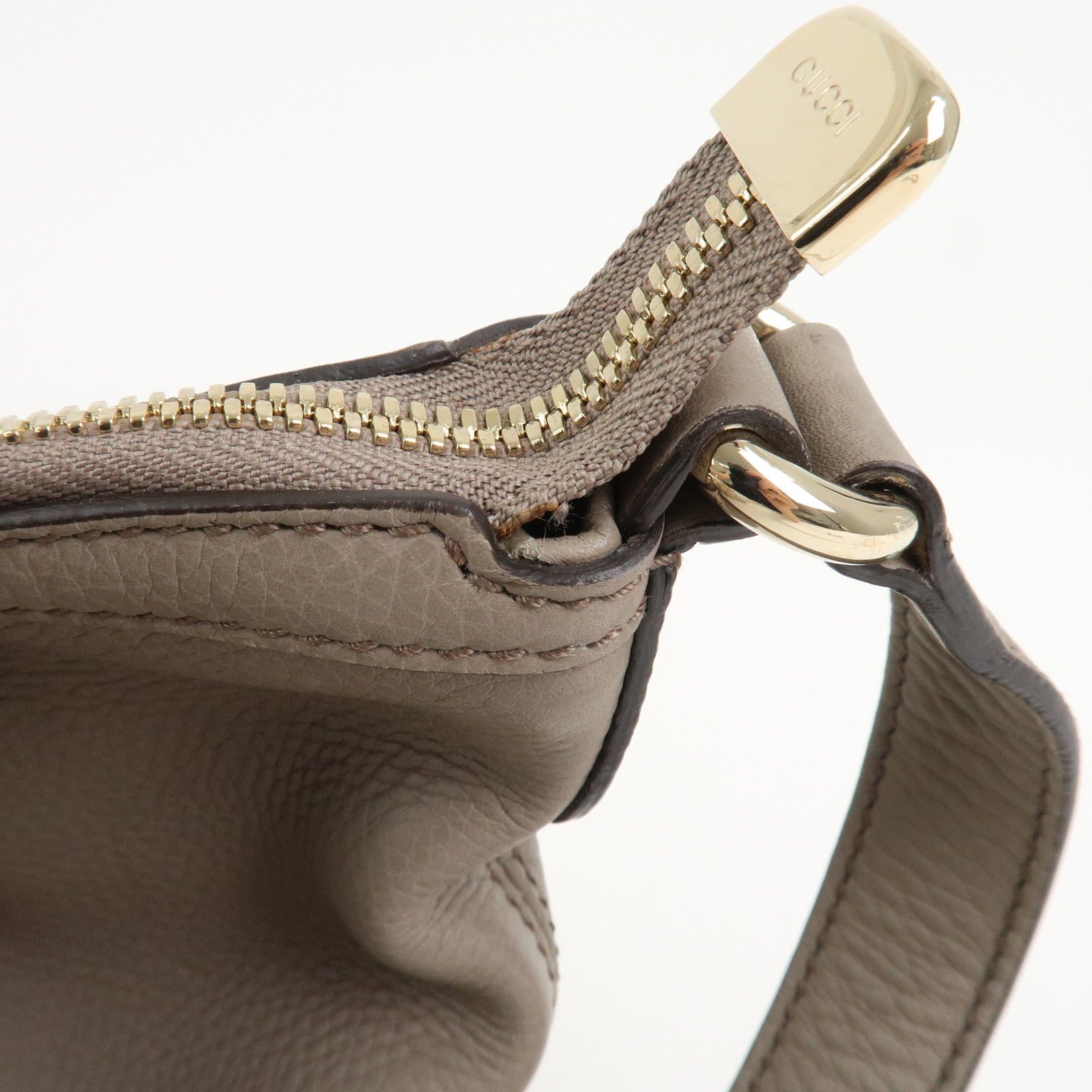 GUCCI SOHO Interlocking G Leather Shoulder Crossbody Bag 308361