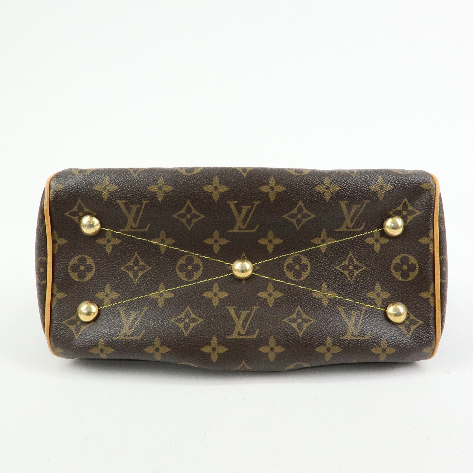 Louis Vuitton Monogram Tivoli PM Hand Bag Shoulder Bag Brown M40143