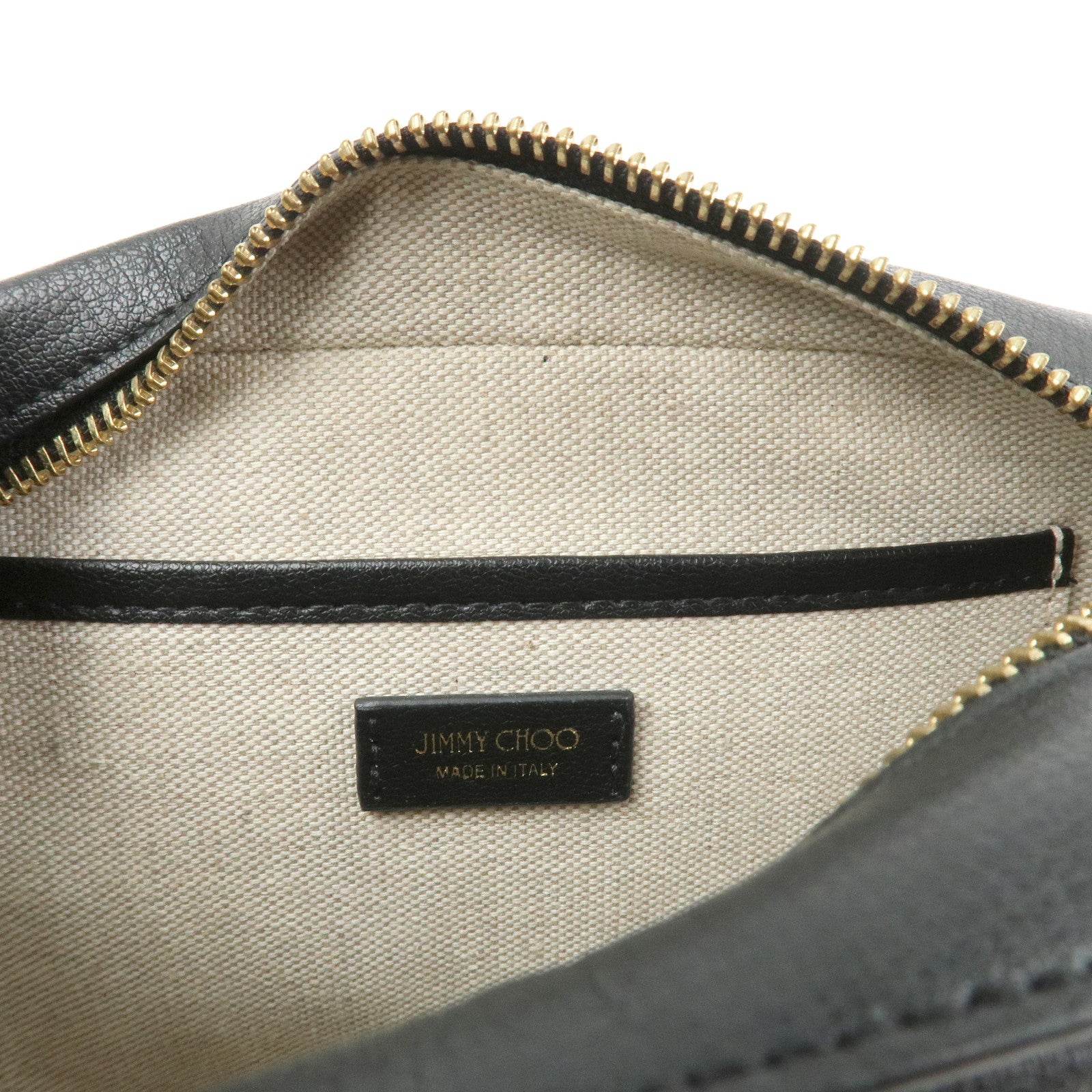 JIMMY CHOO Leather Shoulder Crossbody Bag KIMI Camera Bag Black