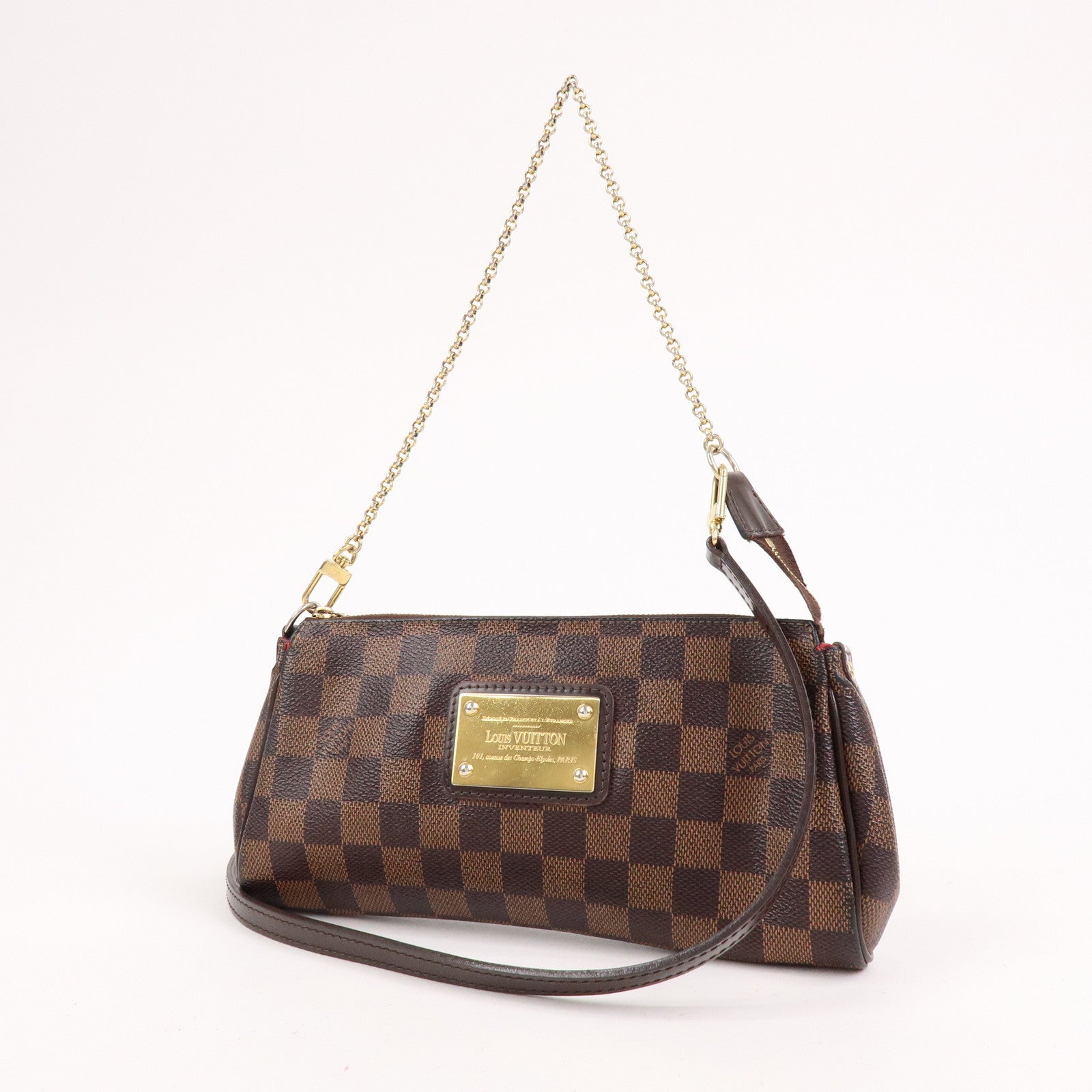 Louis Vuitton Damier Eva 2Way Hand Shoulder Bag Damier Ebene N55213