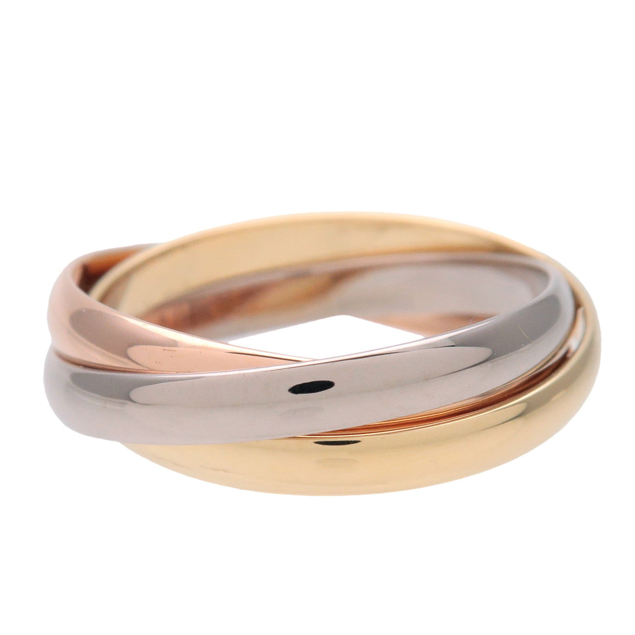Cartier Trinity Ring SM K18 750YG/WG/PG #50 US5.5 EU50 HK12