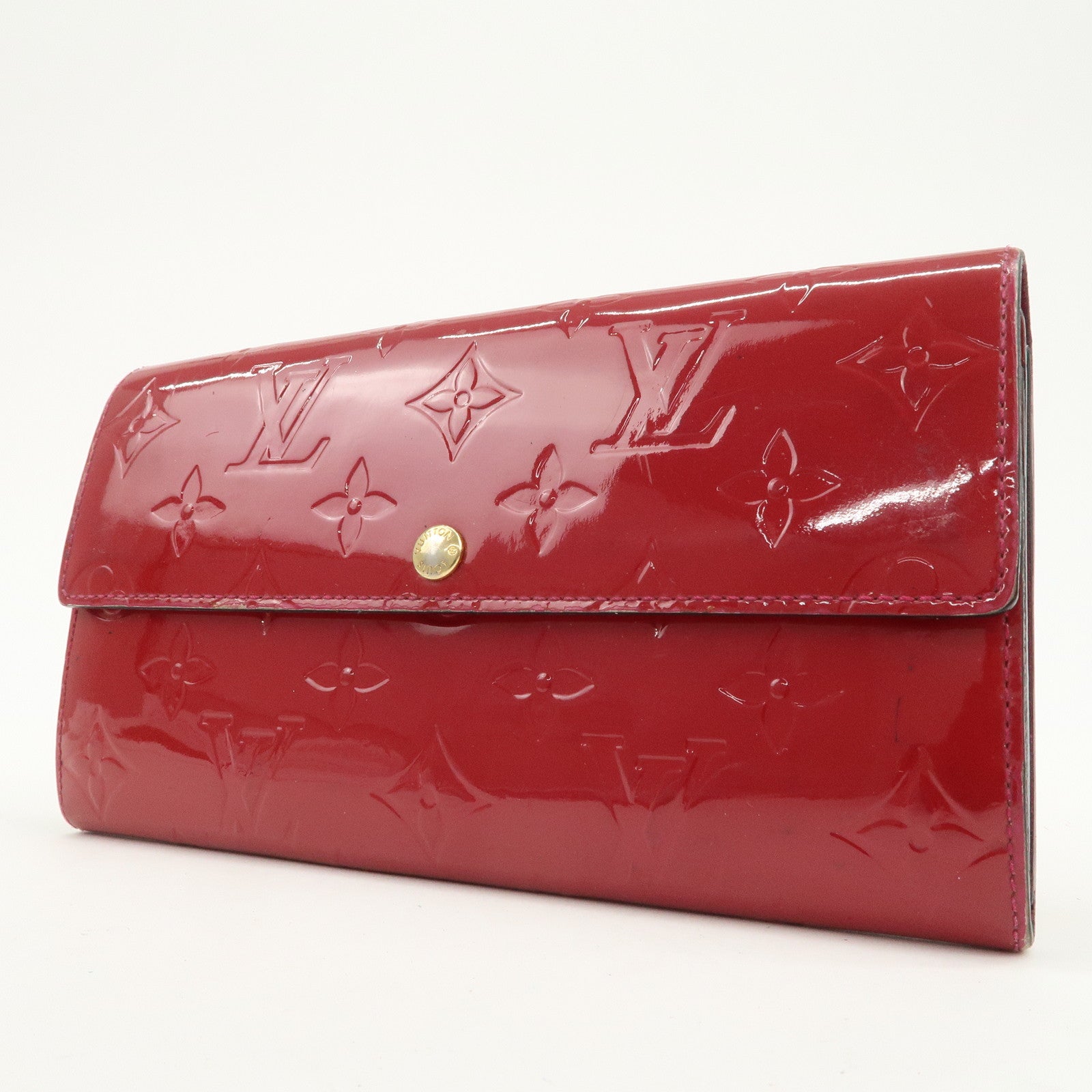 Louis Vuitton Monogram Matte Vernis Set of 2 Wallet M93530/M65142