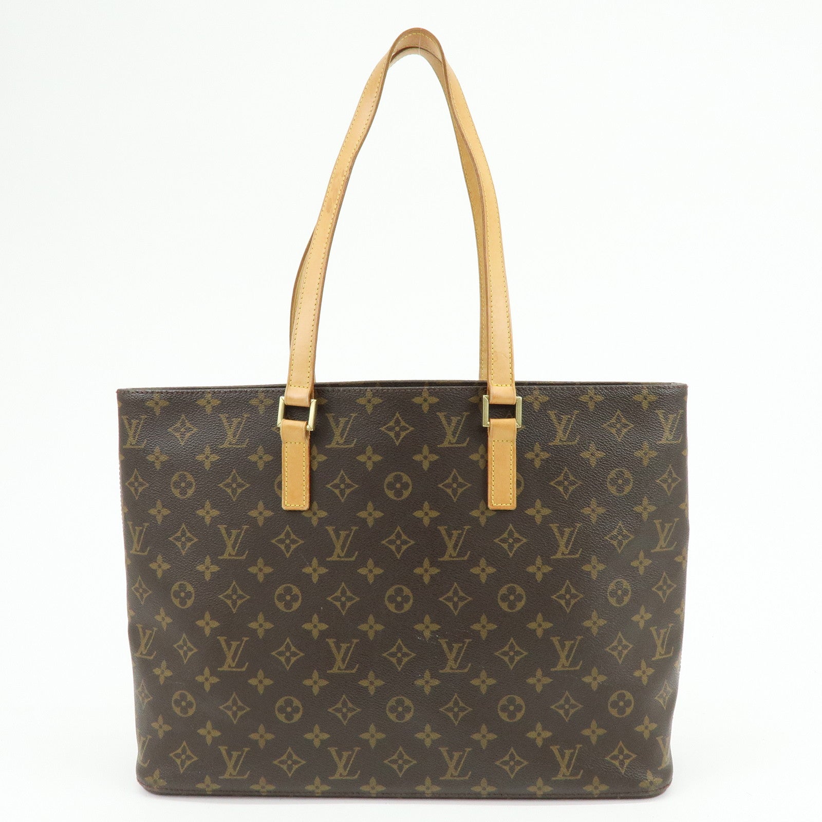 Louis Vuitton Monogram Luco Tote Bag Shoulder Bag Brown M51155
