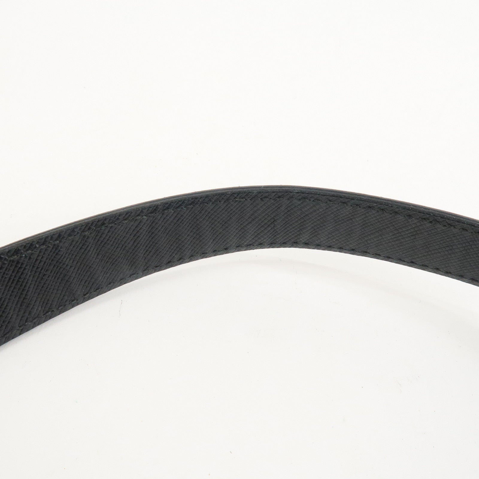 Ferragamo Gancini Leather Shoulder Bag Hand Bag Black