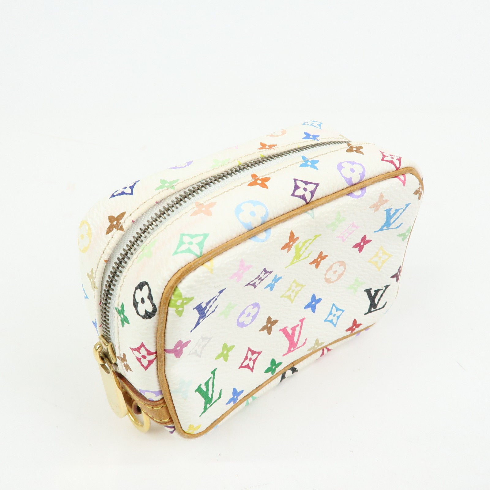 Louis Vuitton Monogram Multicolor Trousse Wapity Pouch Blanc M58033