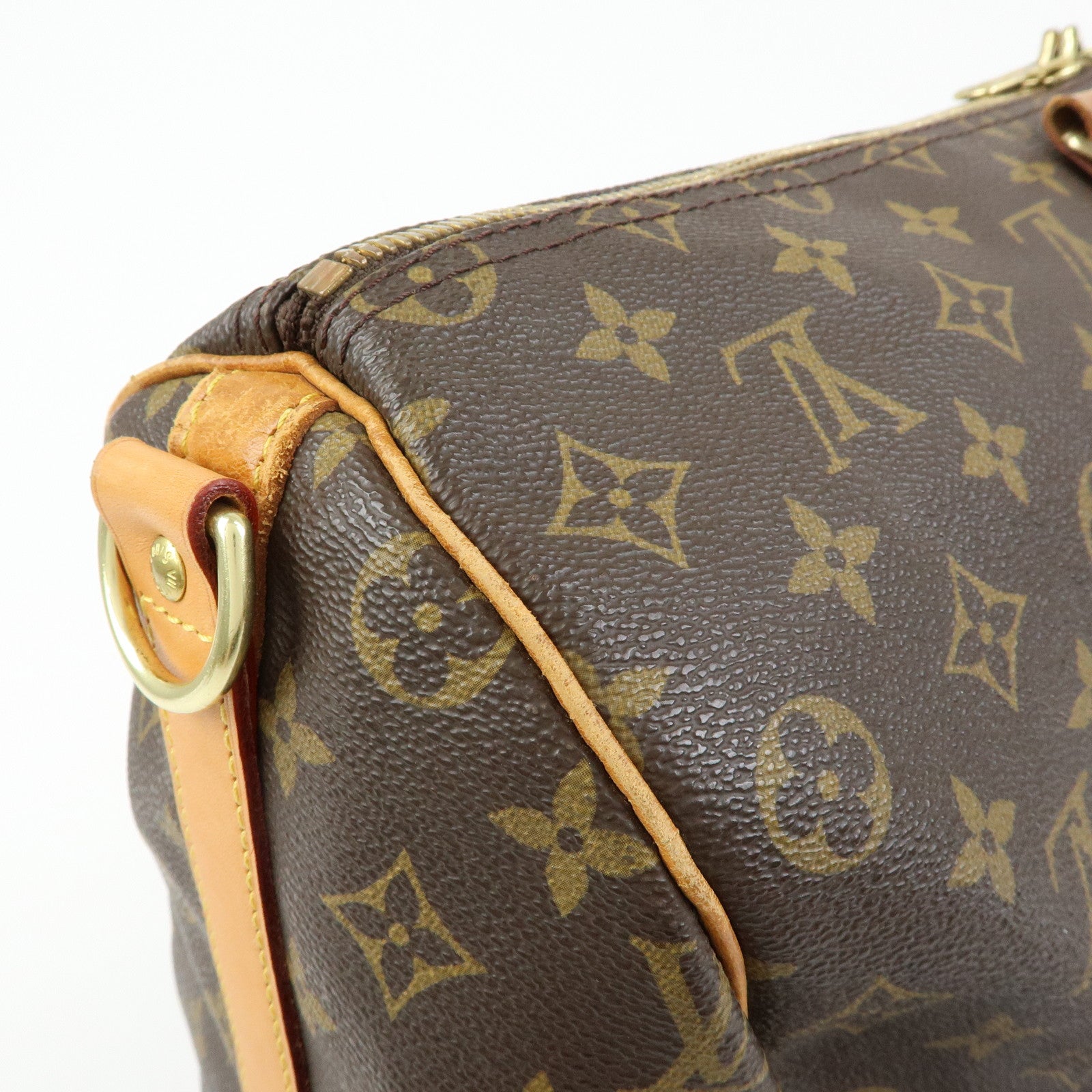 Louis Vuitton Monogram Keep All Bandouliere 50 Boston Bag M41416
