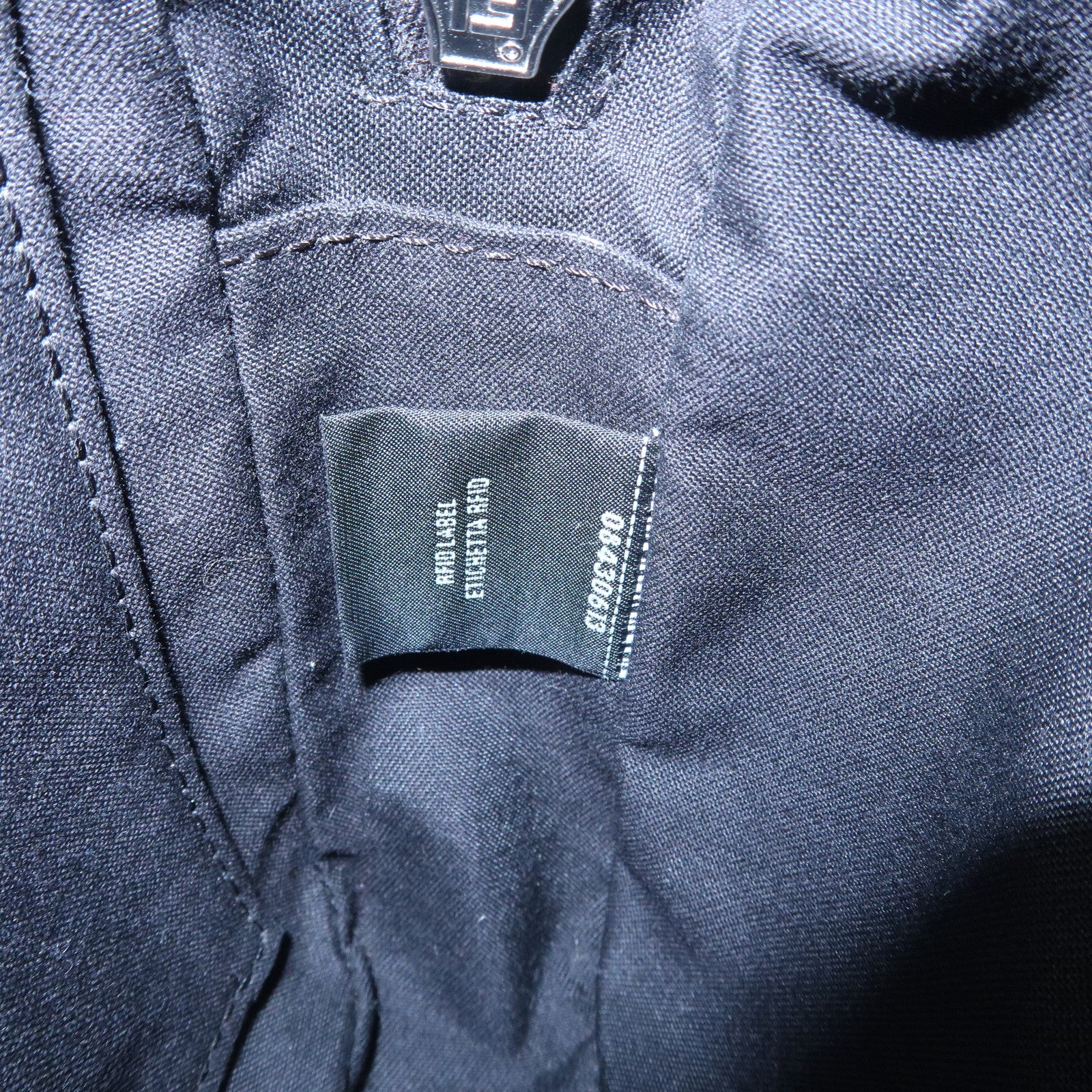 FENDI Logo Leather Camera Case Shoulder Bag Black 7M0286