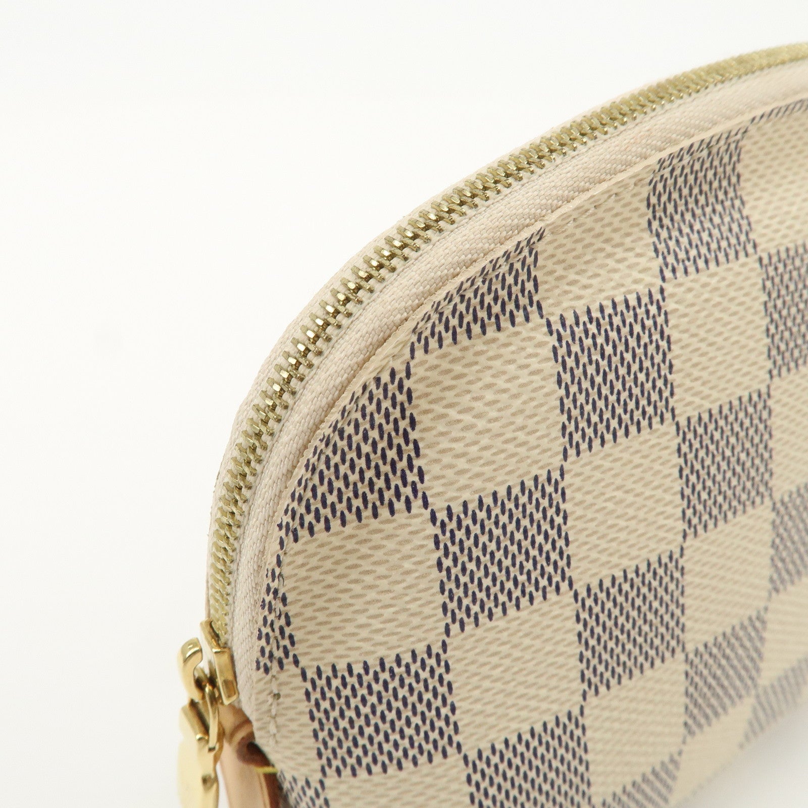 Louis Vuitton Damier Azur Pochette Cosmetic Pouch N60024