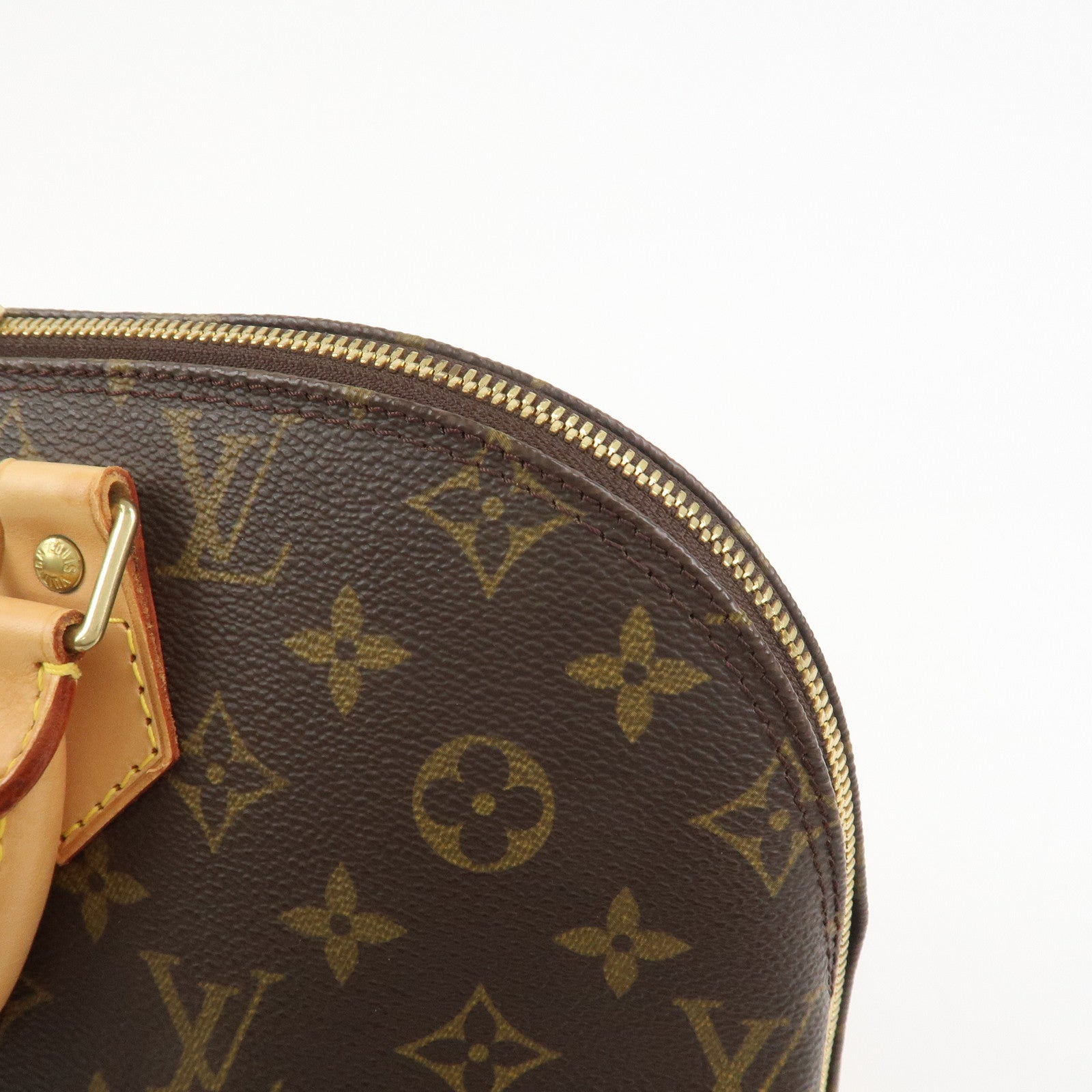 Louis Vuitton Monogram Alma Hand Bag Brown M51130