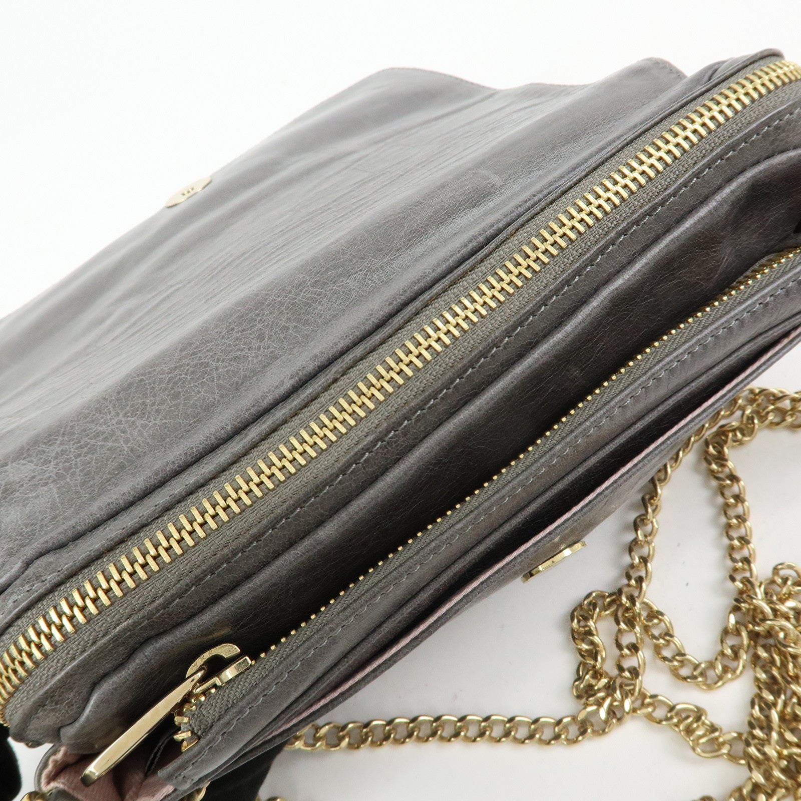 VALENTINO RED Valentino 2Way Bag Chain Shoulder Bag Hand Bag Gray