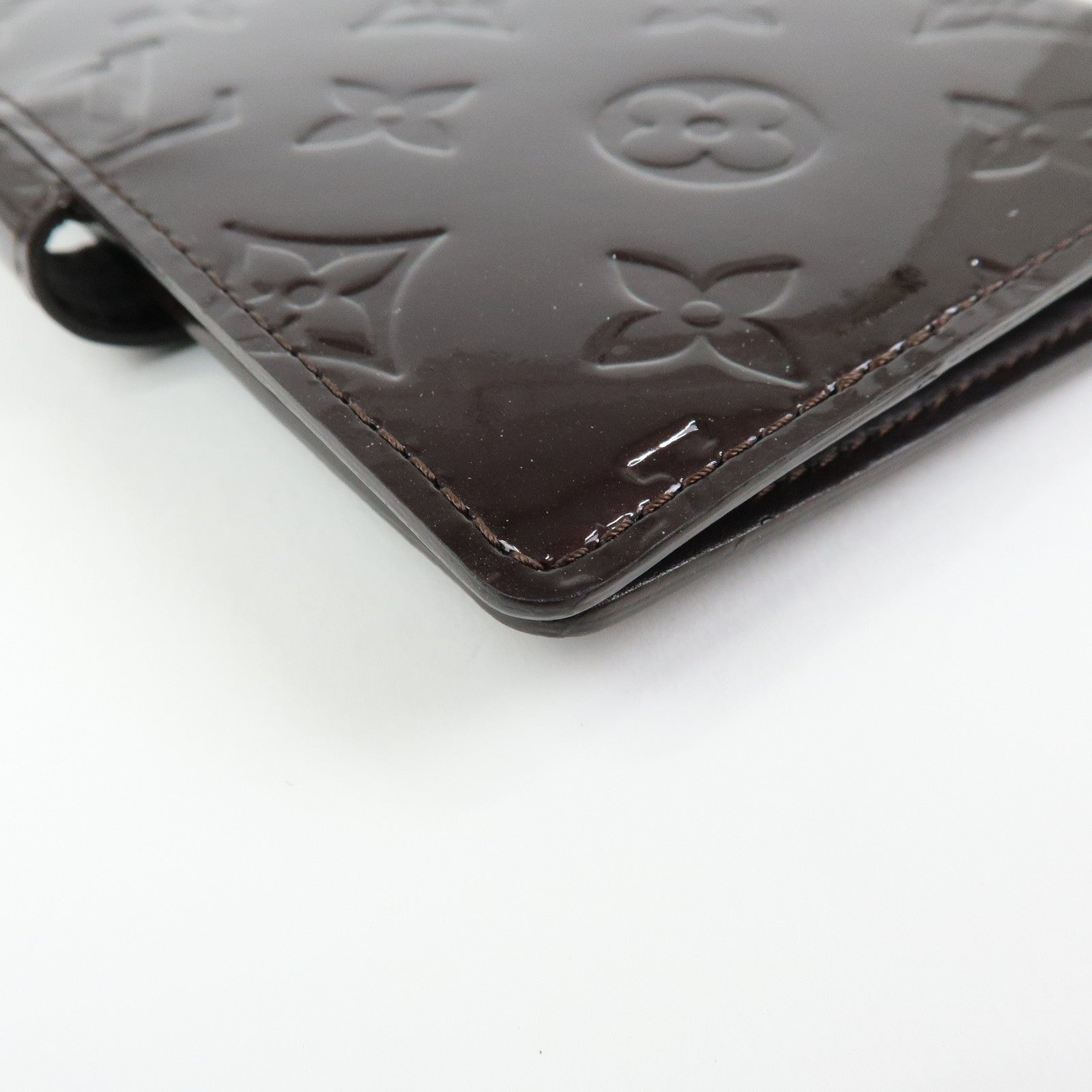 Louis Vuitton Monogram Vernis Leather Agenda PM Amarante R21026