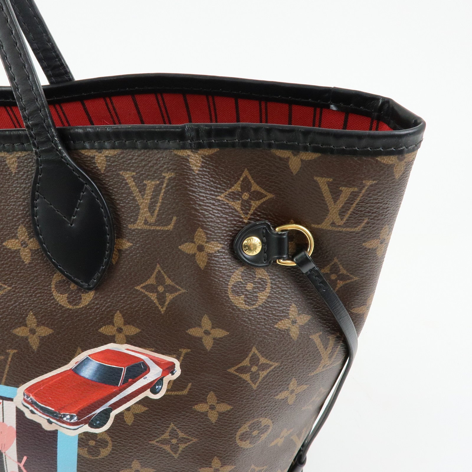 Louis Vuitton Monogram LV World Tour Neverfull MM Tote Bag M42844
