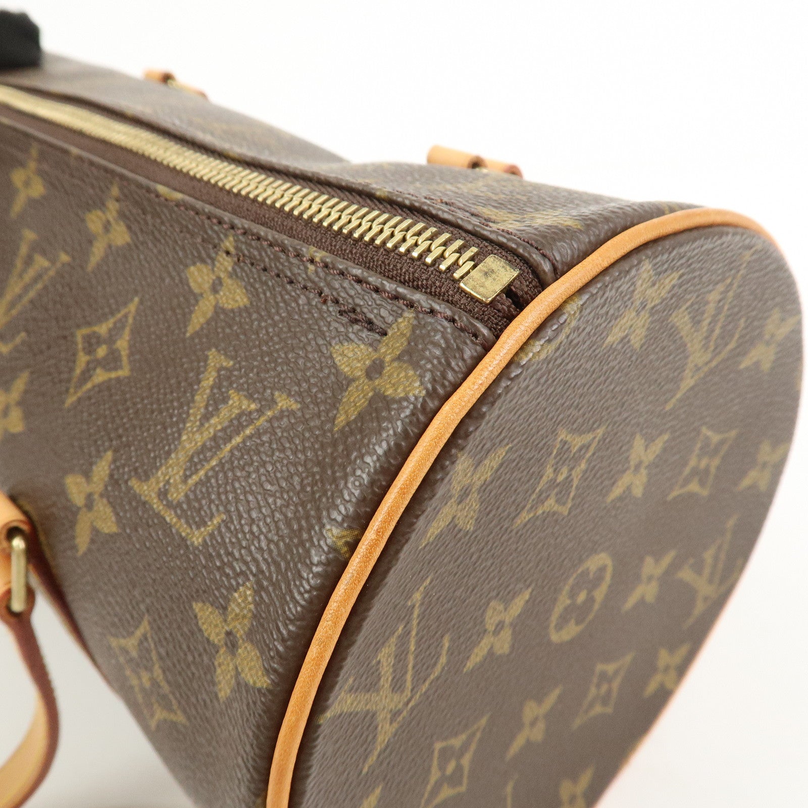 Louis Vuitton Monogram Papillon 30 Hand Bag New Style Brown M51385