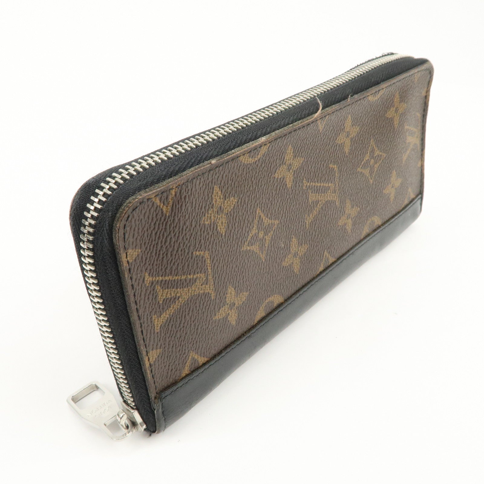 Louis Vuitton Monogram Macassar Zippy Wallet Vertical M60109