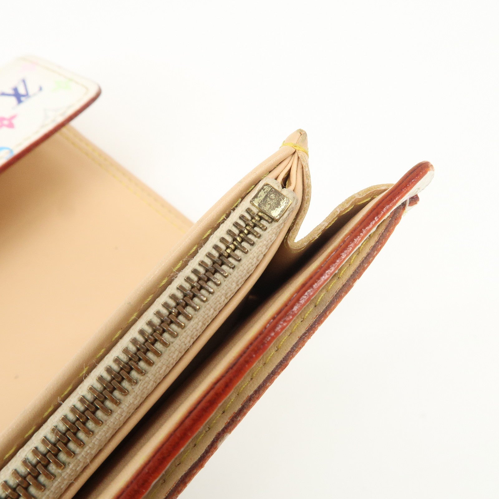 Louis Vuitton Monogram Multicolor Portefeuille Alexandra Wallet Blanc M60083