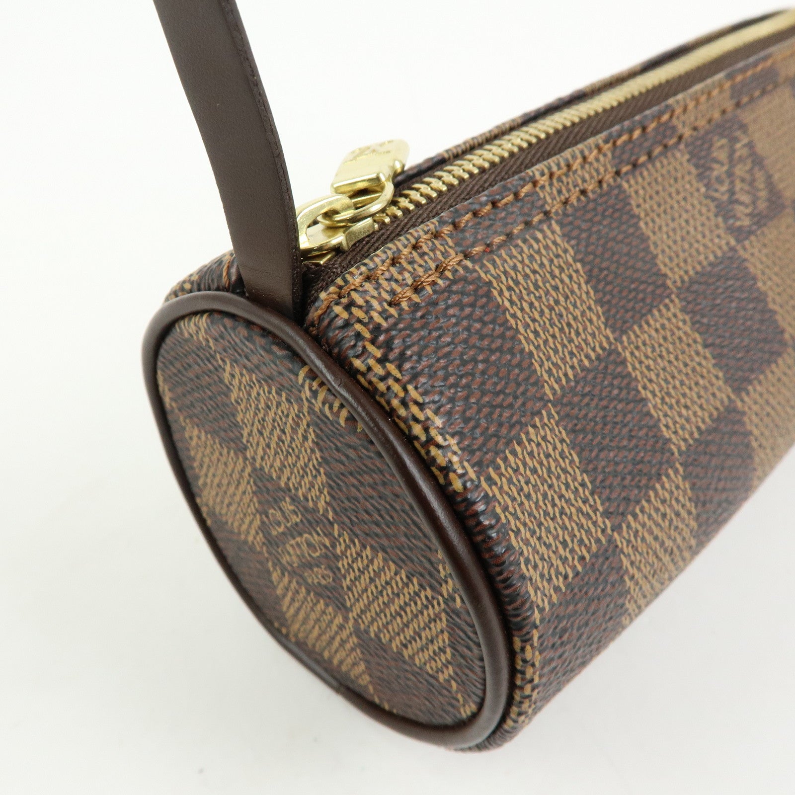 Louis Vuitton Damier Ebene Mini Pouch for Papillon Bag Brown