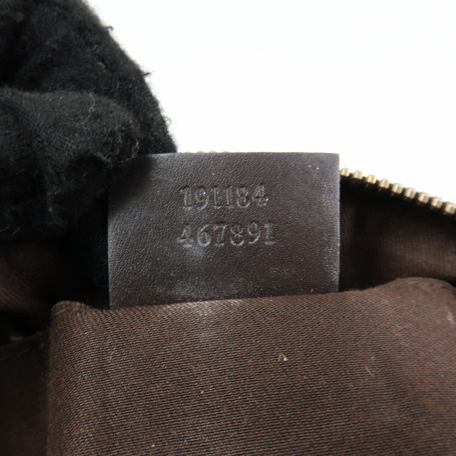GUCCI Sherry Interlocking G Canvas Leather Mini Clutch Bag 191184