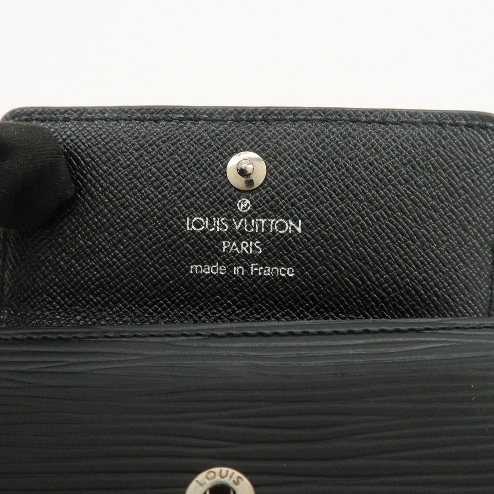 Louis Vuitton Epi Leather Ludlow Coin Case Card Case Noir M63302