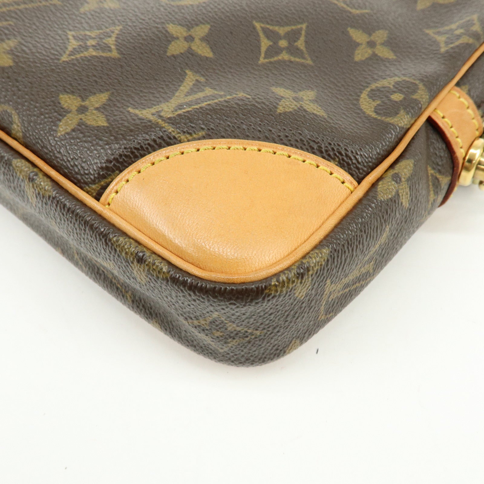 Louis Vuitton Monogram Marly Dragonne GM Clutch Bag Brown M51825