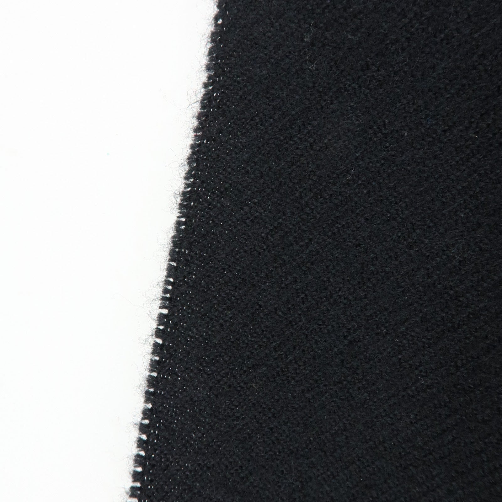 Christian Dior Logo Wool Acrylic Scarf Black Ivory