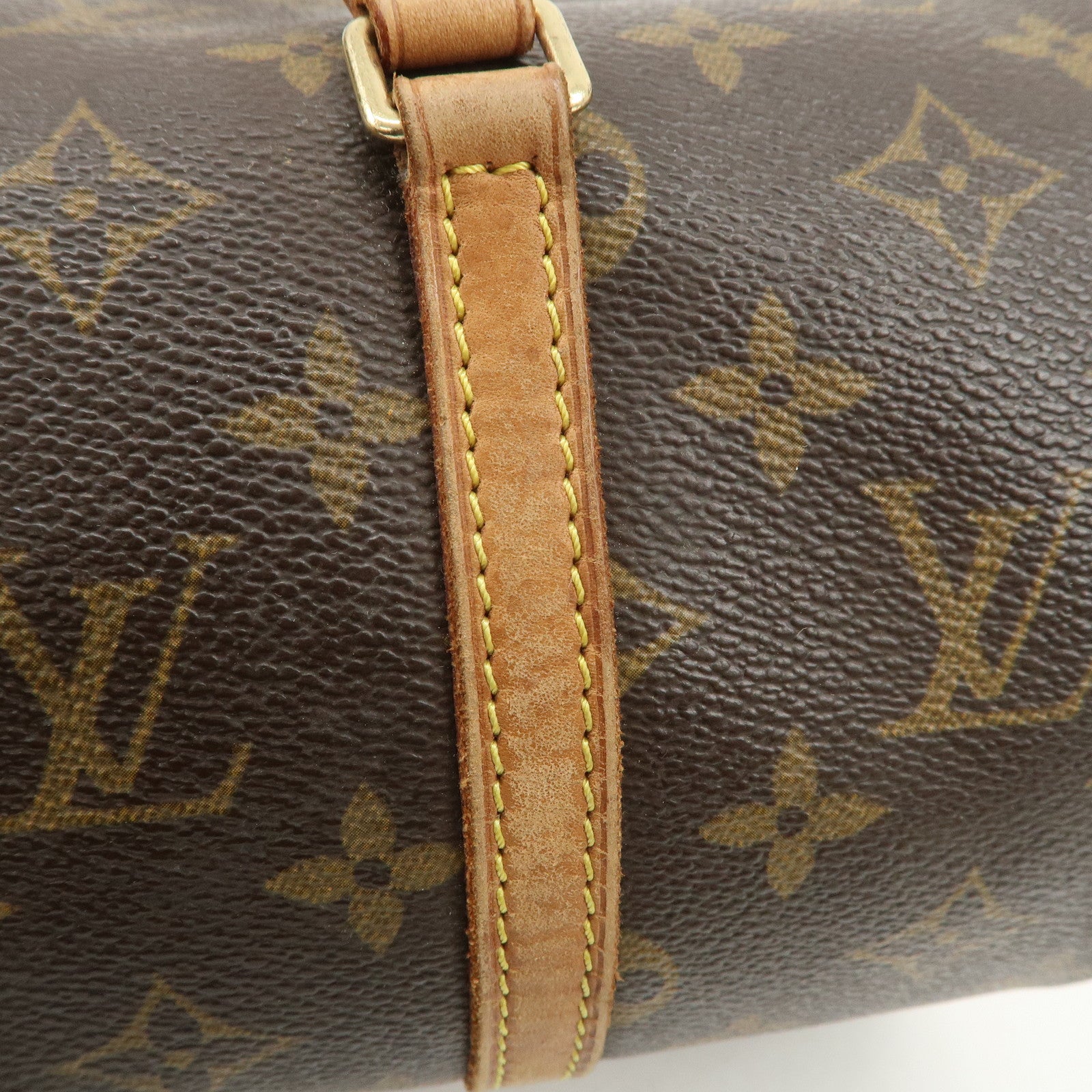 Louis Vuitton Monogram Papillon 30 Hand Bag New Style Brown M51385 Used