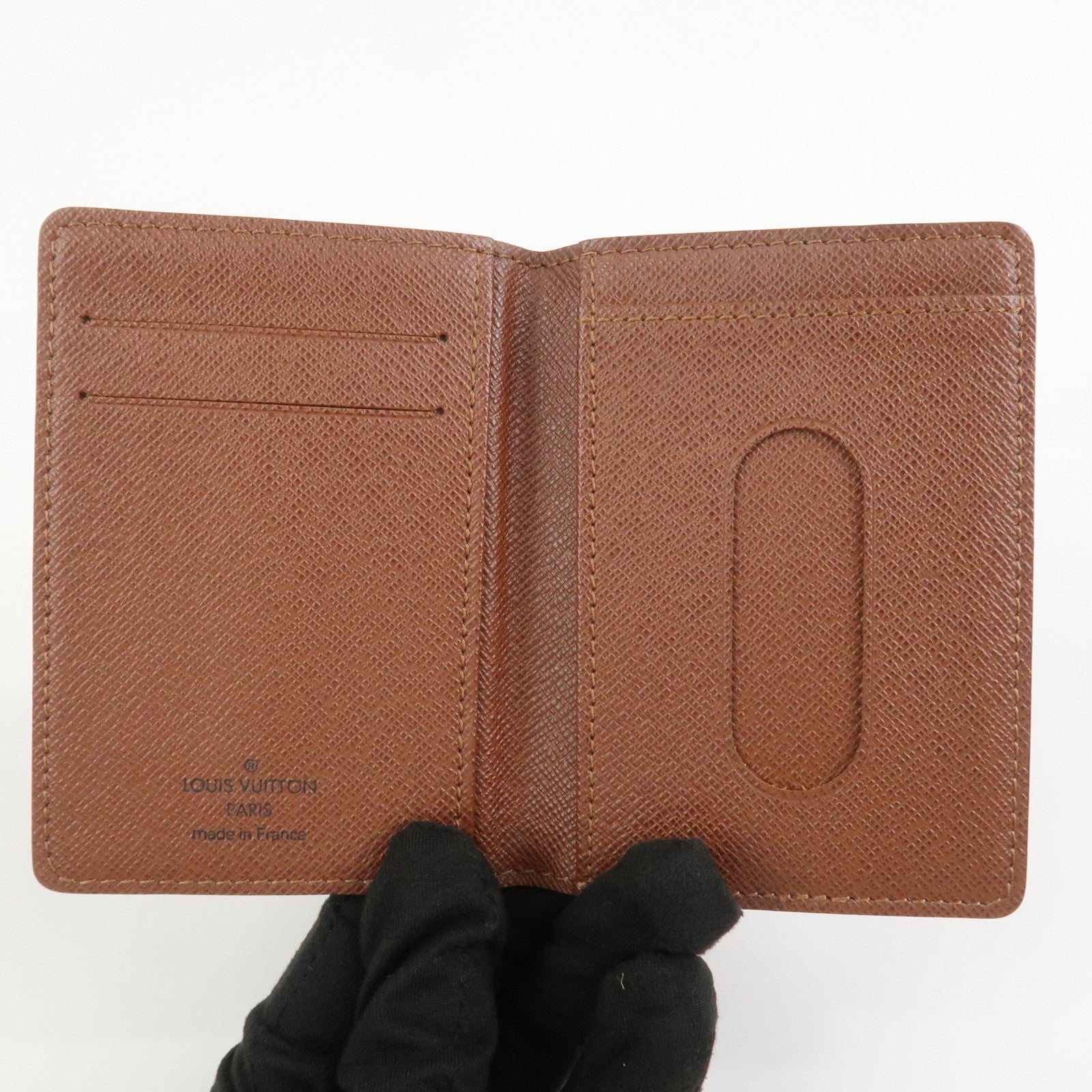 Louis Vuitton Monogram Porto Cult Vertical Card Case Brown M66541