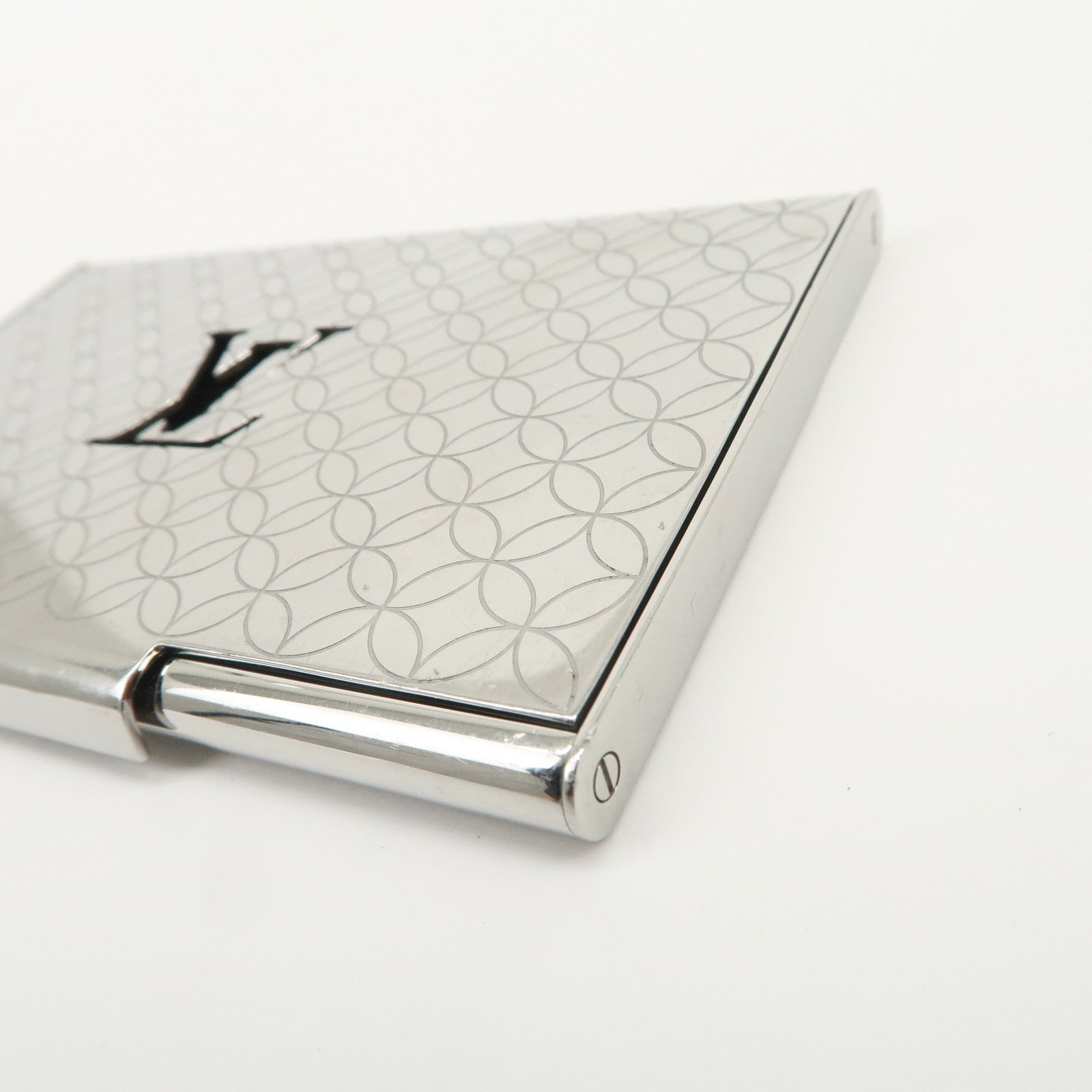Louis Vuitton Porte Cartes Champs Elysees Card Case Silver M65227