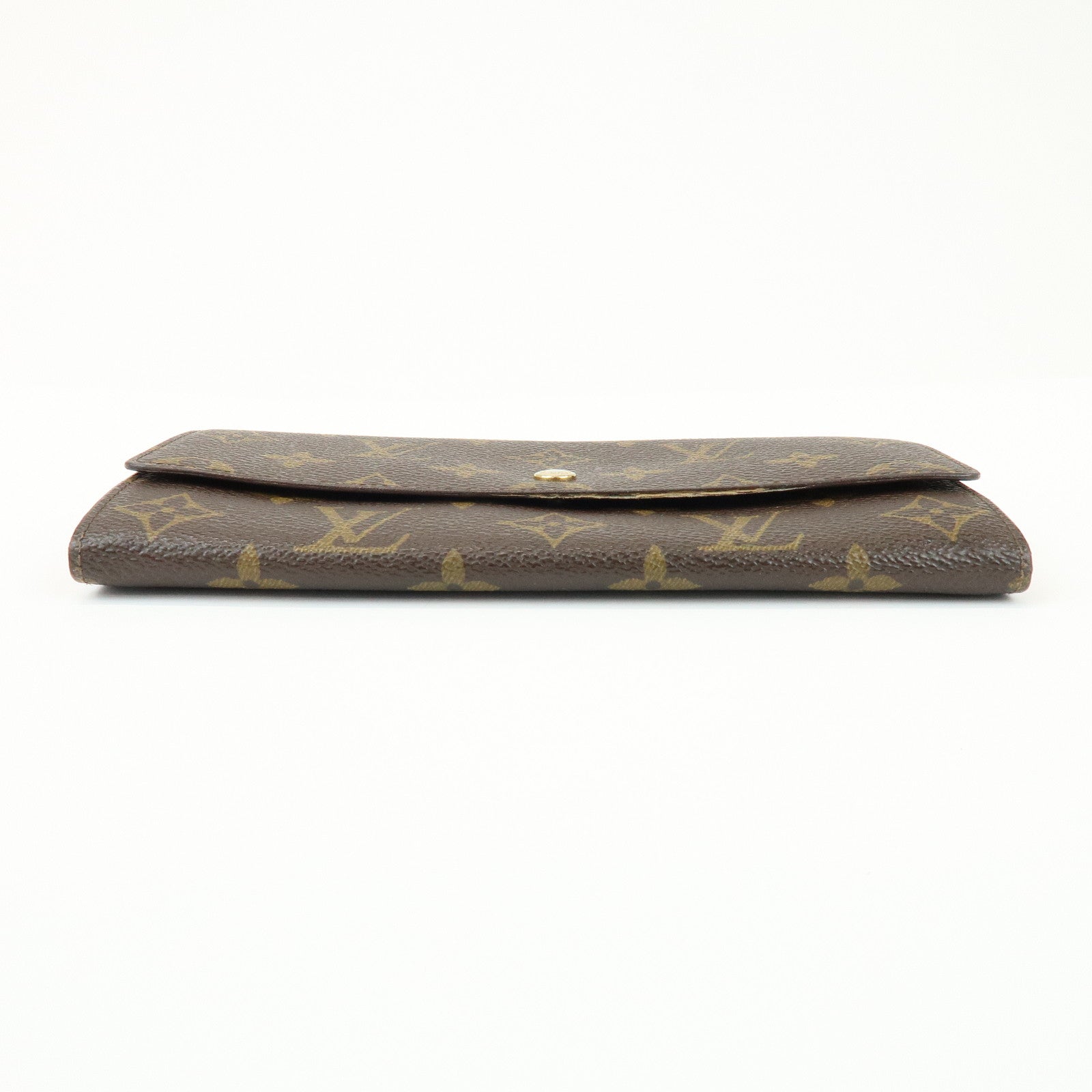 Louis Vuitton Monogram Set of 2 Long Wallets Brown M61727/M61723